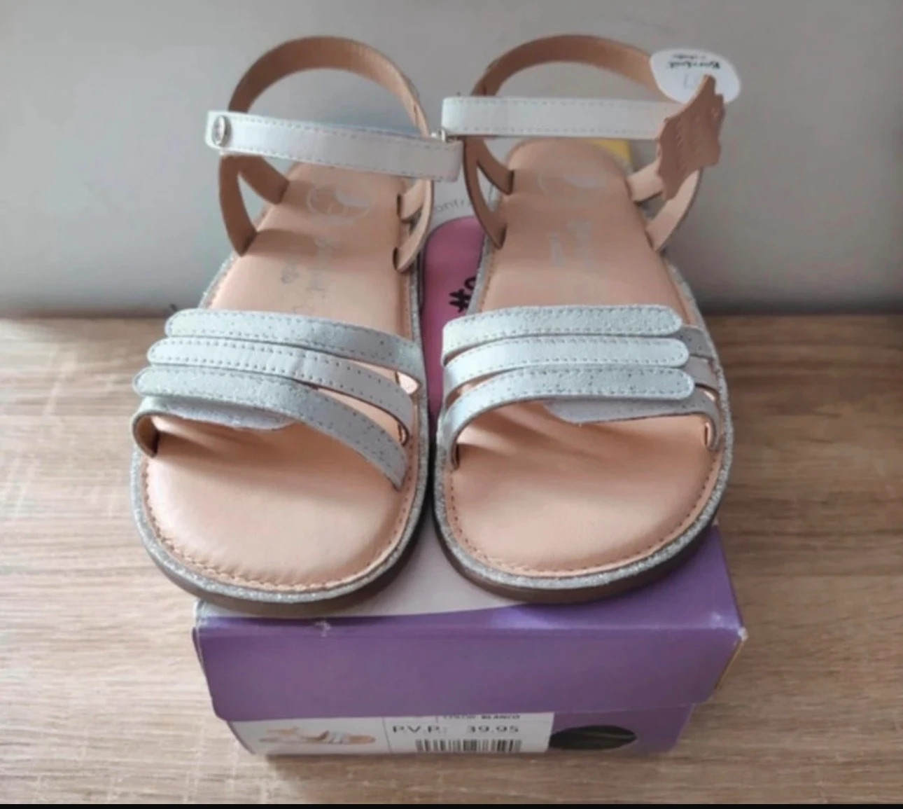 Sandalias respetuosas Chetto Barefoot blancas Talla 33 NUEVAS – Chetto – taille 33 4