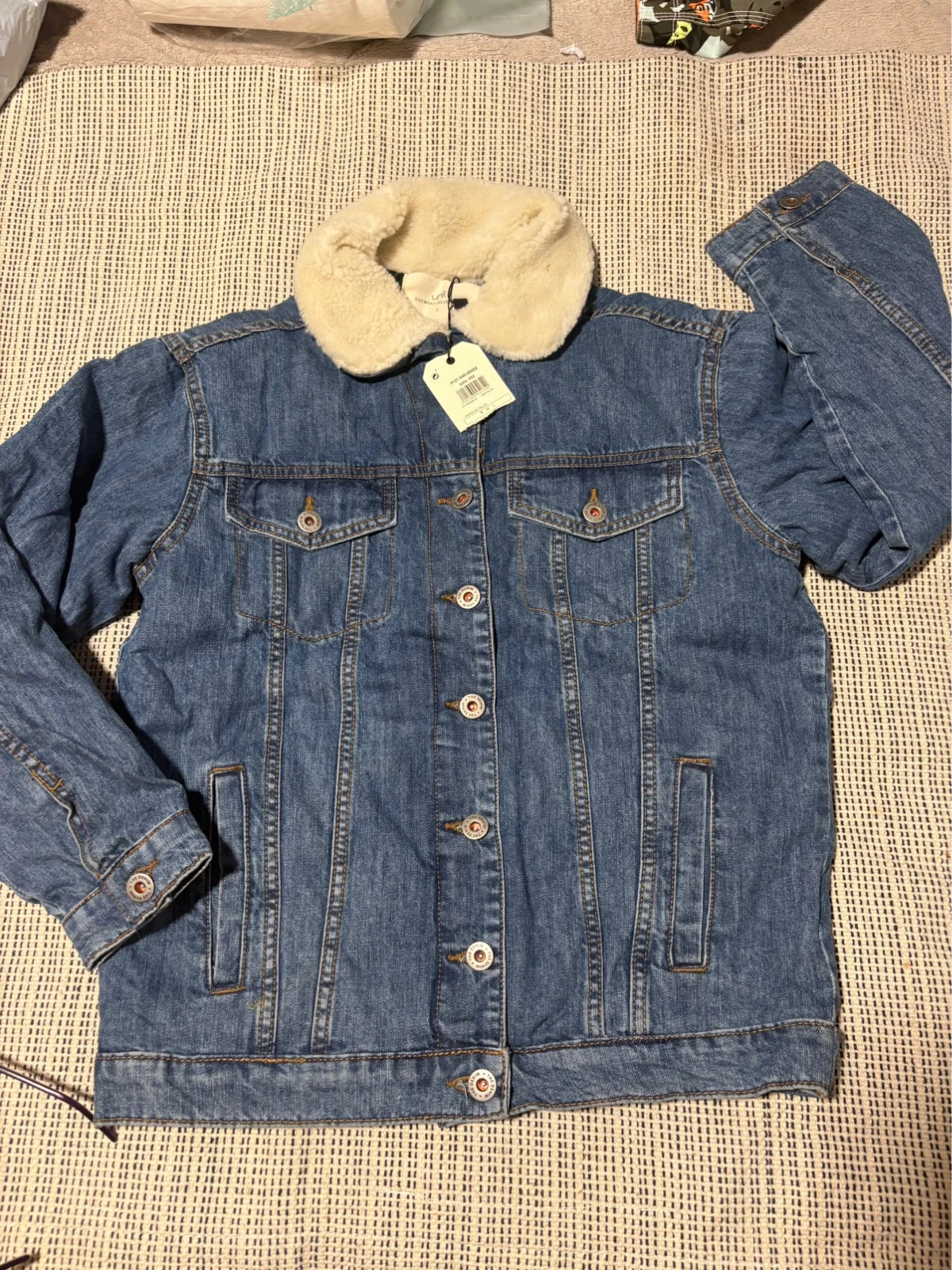 Cazadora vaquera con cuello borrego Unit talla S nueva con etiqueta – Unit – taille S / 36 / 8