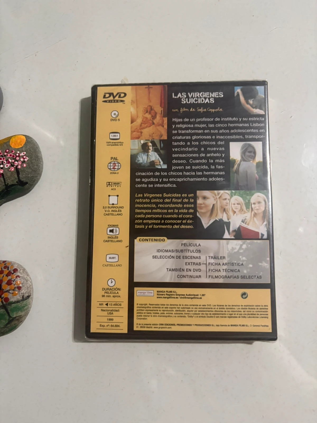 DVD Las vírgenes suicidas Sofia Coppola Kirsten Dunst precintado 2