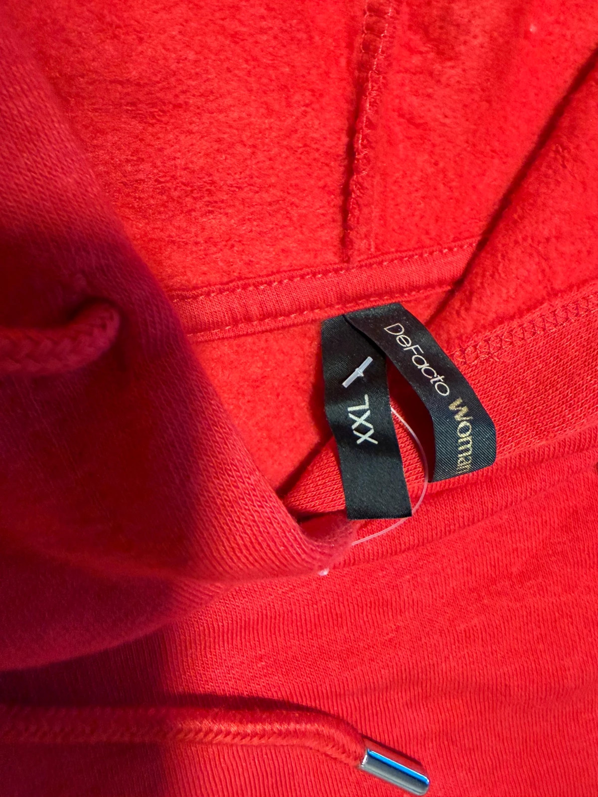 Sudadera roja con capucha defacto mujer sweat à capuche rouge xxl – Defacto – taille XXL / 44 / 16 4