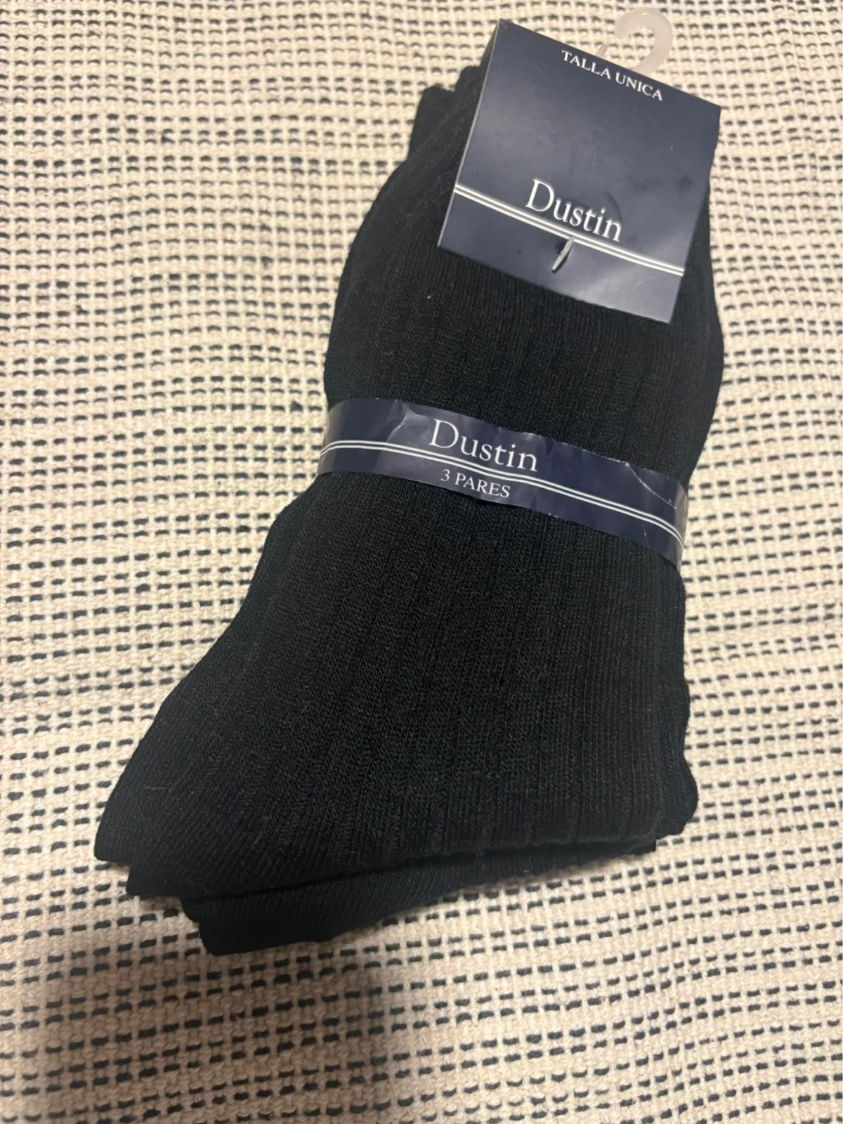 pack 3 pares calcetines negros dustin el corte ingles nuevos talla unica homme chaussettes socks