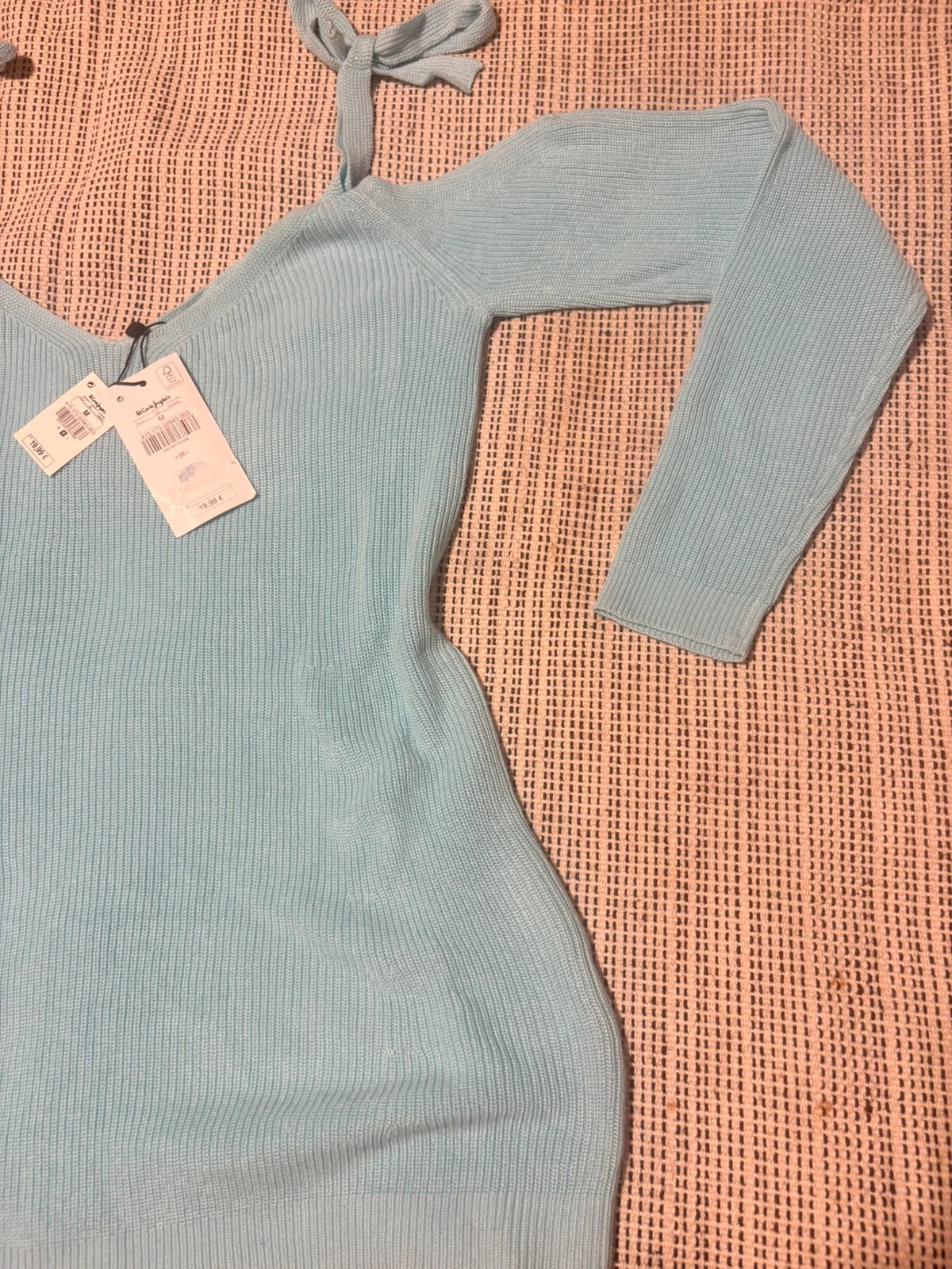 *Jersey Top Azul Cielo Hombros Descubiertos M Easy wear – Easy Wear – taille M / 38 / 10 2