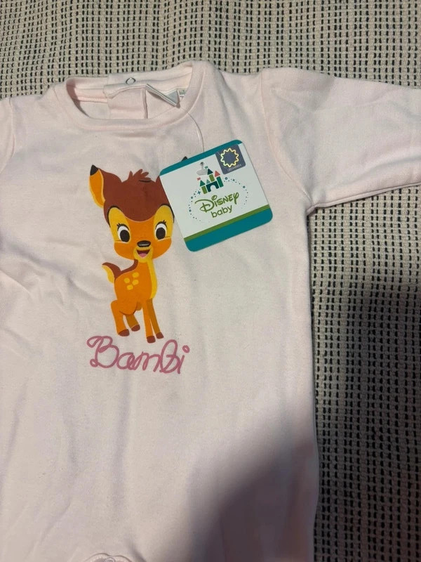 Pelele Bebé Disney Bambi Nuevo Etiquetas T. 9-12M Pink Pyjama Romper – Disney Baby – taille 9-12 mois / 74 cm 2