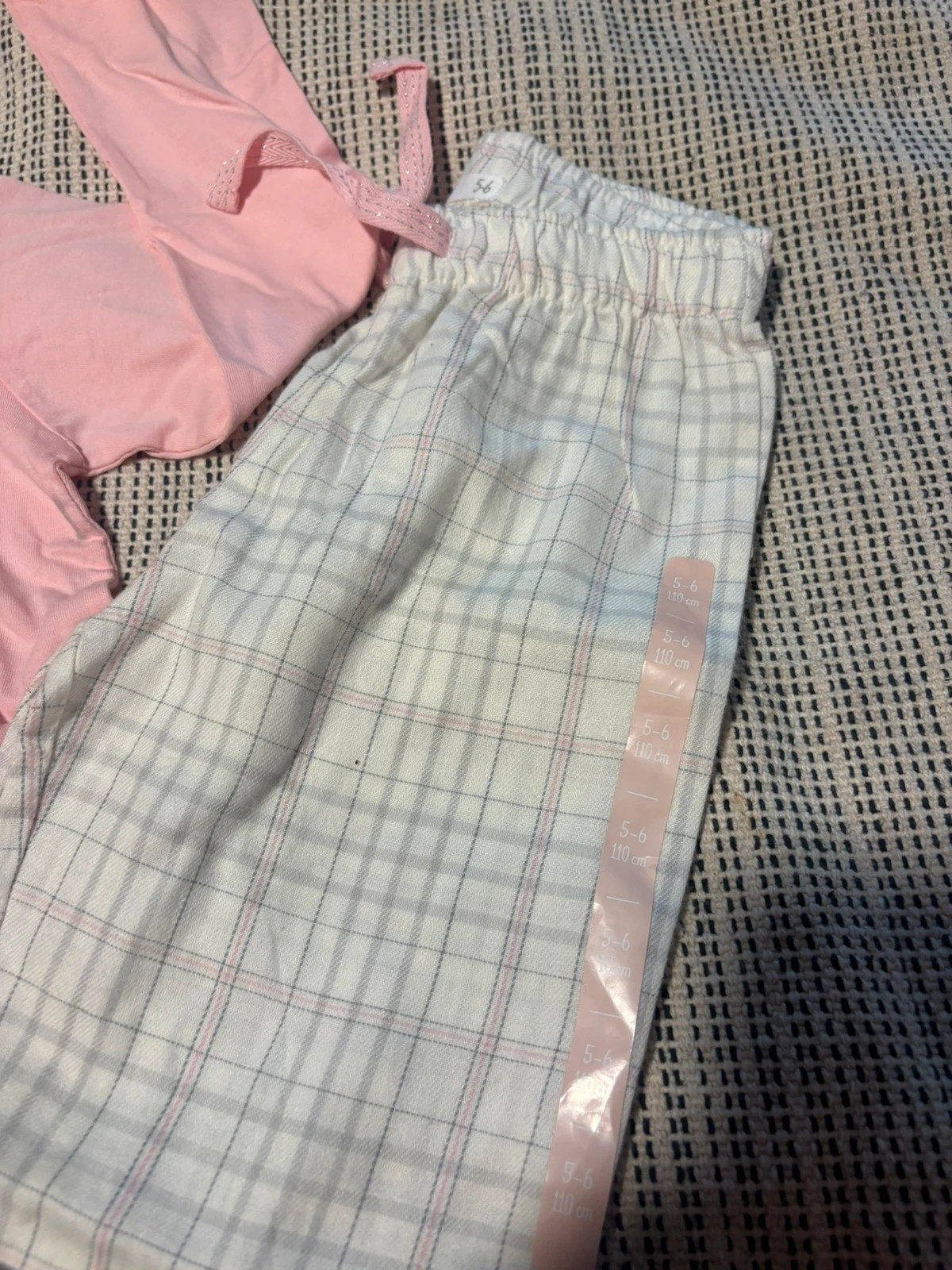 * pijama niña rosa cuadros algodon nuevo 5 6 años pyjama fille 110 116 cm – Unit – taille 6 ans / 116 cm 3