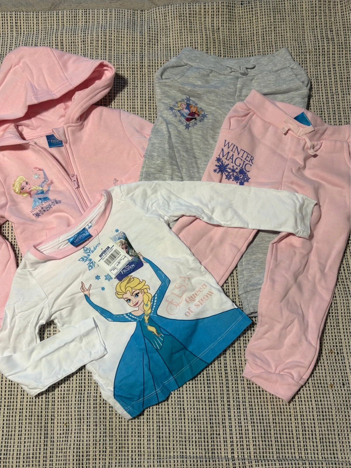 Set chándal 2 pantalones Disney Frozen Elsa 2 años 92 cm nuevo etiqueta