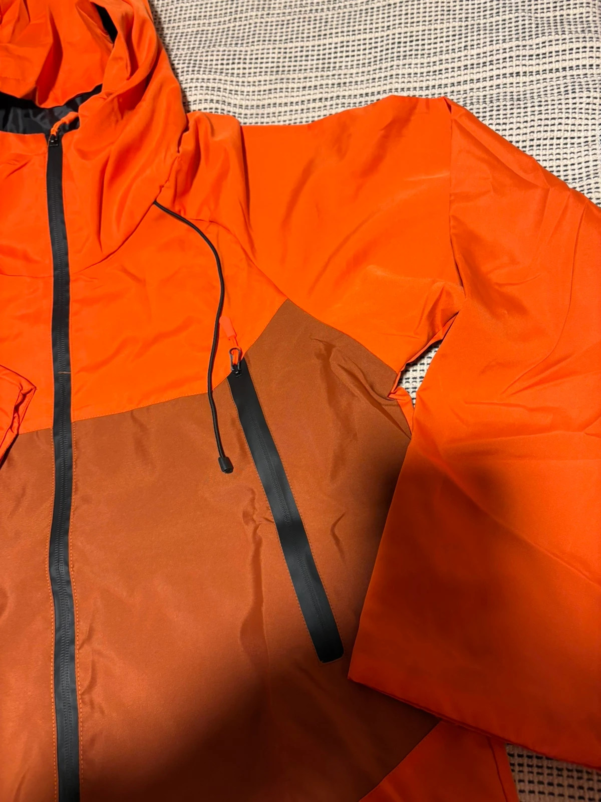 Cortavientos Heibama con Capucha - Talla M/L Impermeable Windbreaker Jacket Coupe-vent Raincoat (E) – heibama – taille M 3