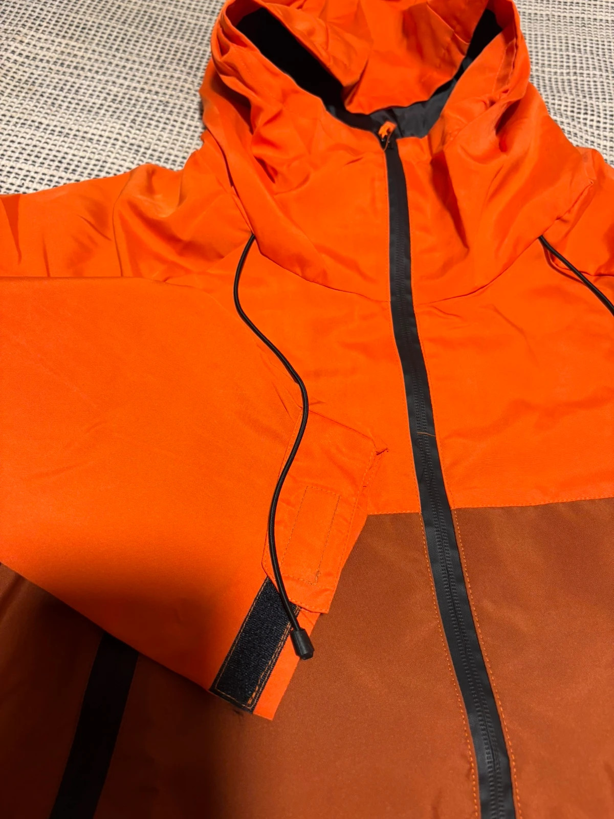 Cortavientos Heibama con Capucha - Talla M/L Impermeable Windbreaker Jacket Coupe-vent Raincoat (E) – heibama – taille M 4