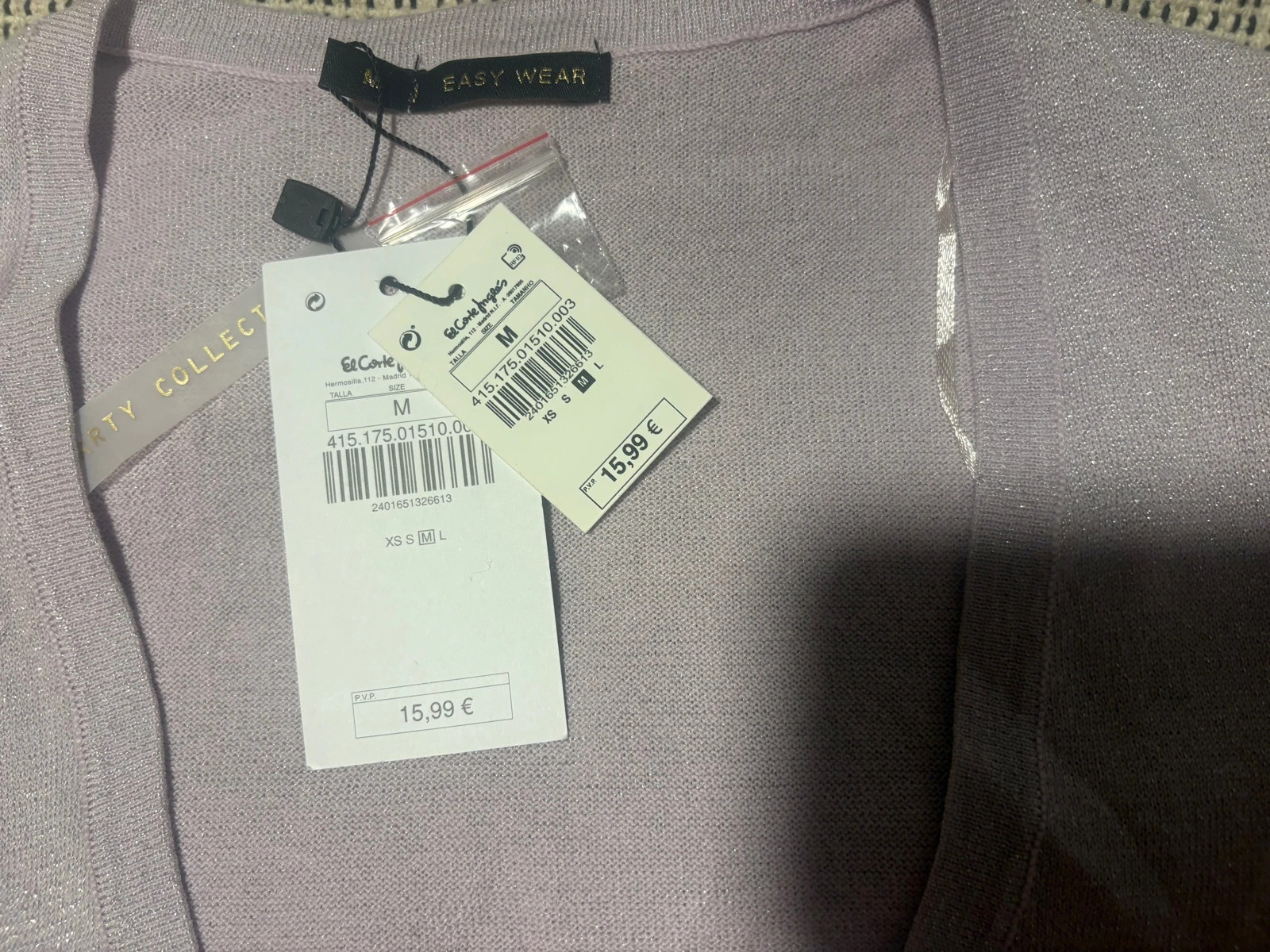 *Chaqueta Cárdigan Lila Brillante Easy Wear M Easy Wear – Easy Wear – taille M / 38 / 10 3