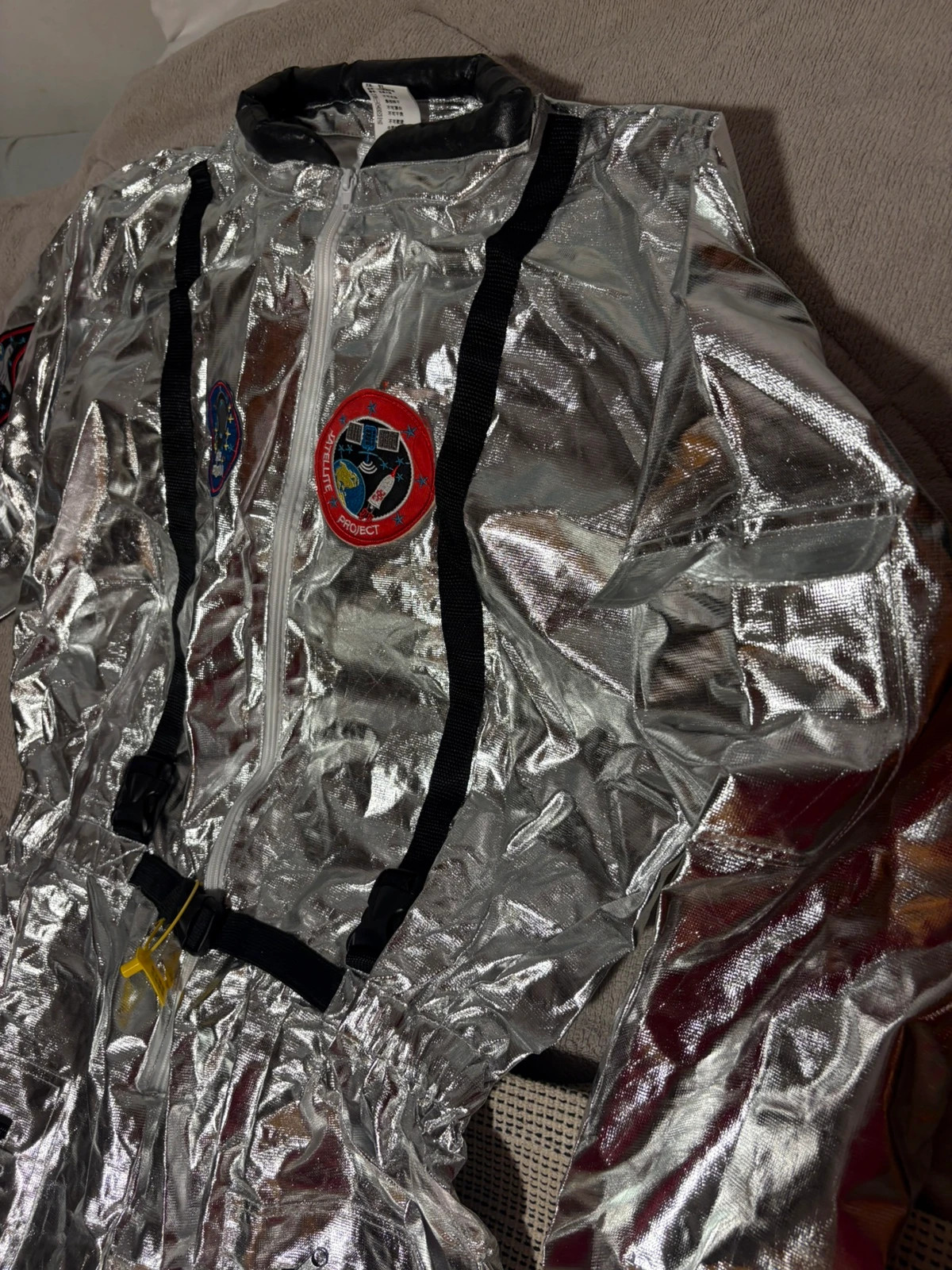 Disfraz Traje de Astronauta Plateado / Metallic Astronaut Costume Suit Space Silver – Local – taille XL 3