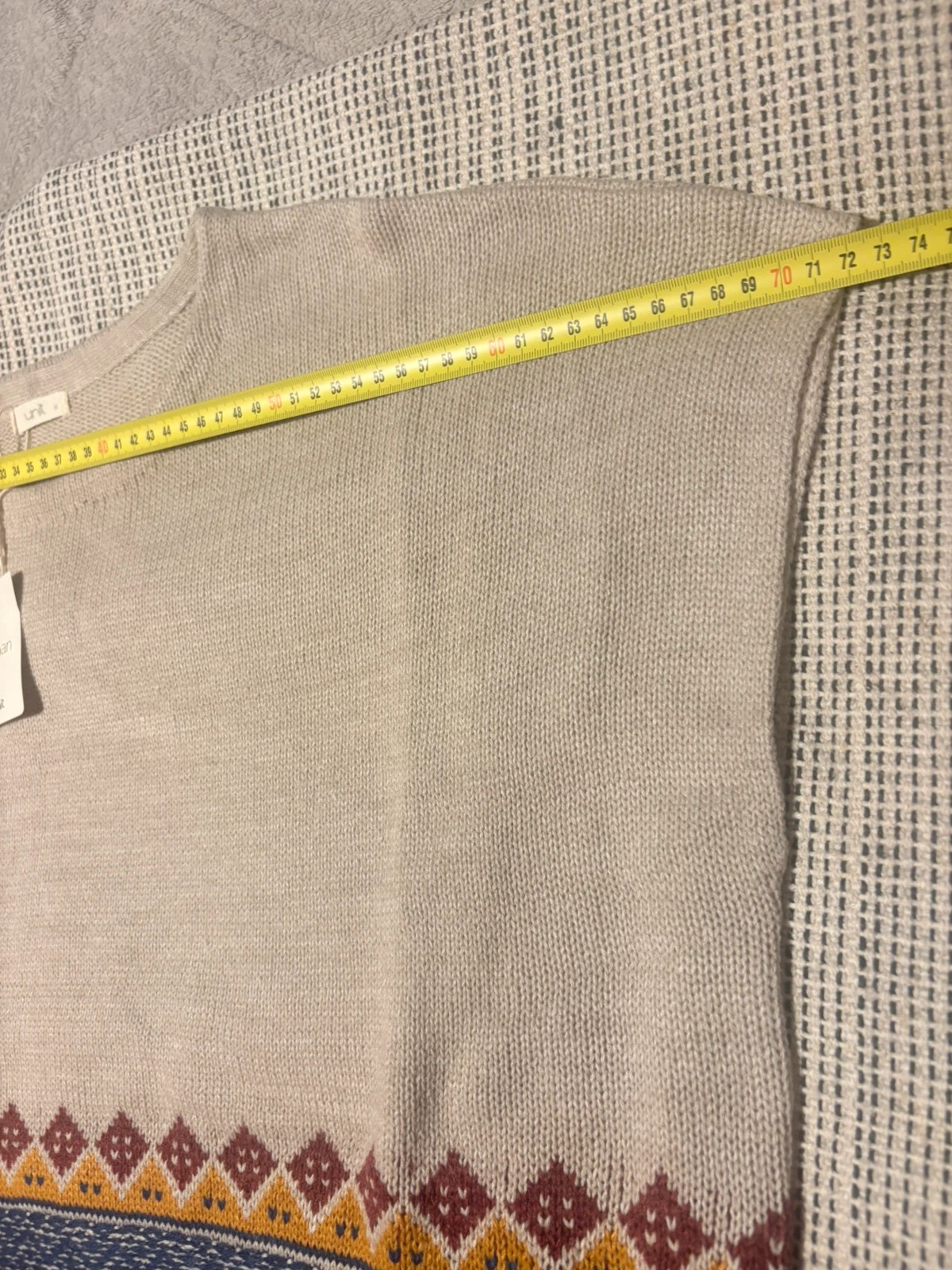 *Poncho Punto Étnico Flecos Talla M Unit Hipercor Nuevo – Unit – taille M / 38 / 10 4