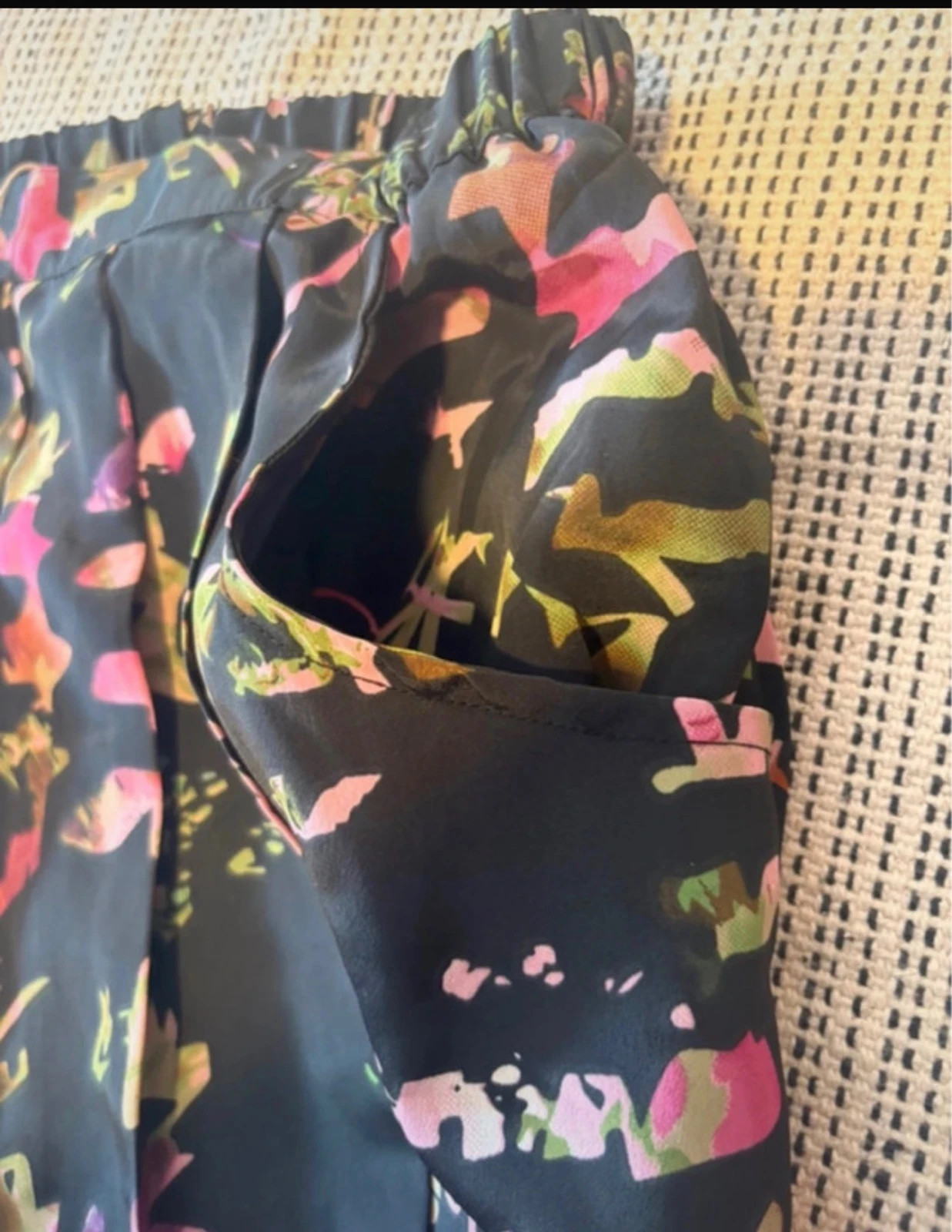 Falda corta Lavand XS nueva flores / Jupe fleurs / Skirt – Lavand – taille XS / 34 / 6 4