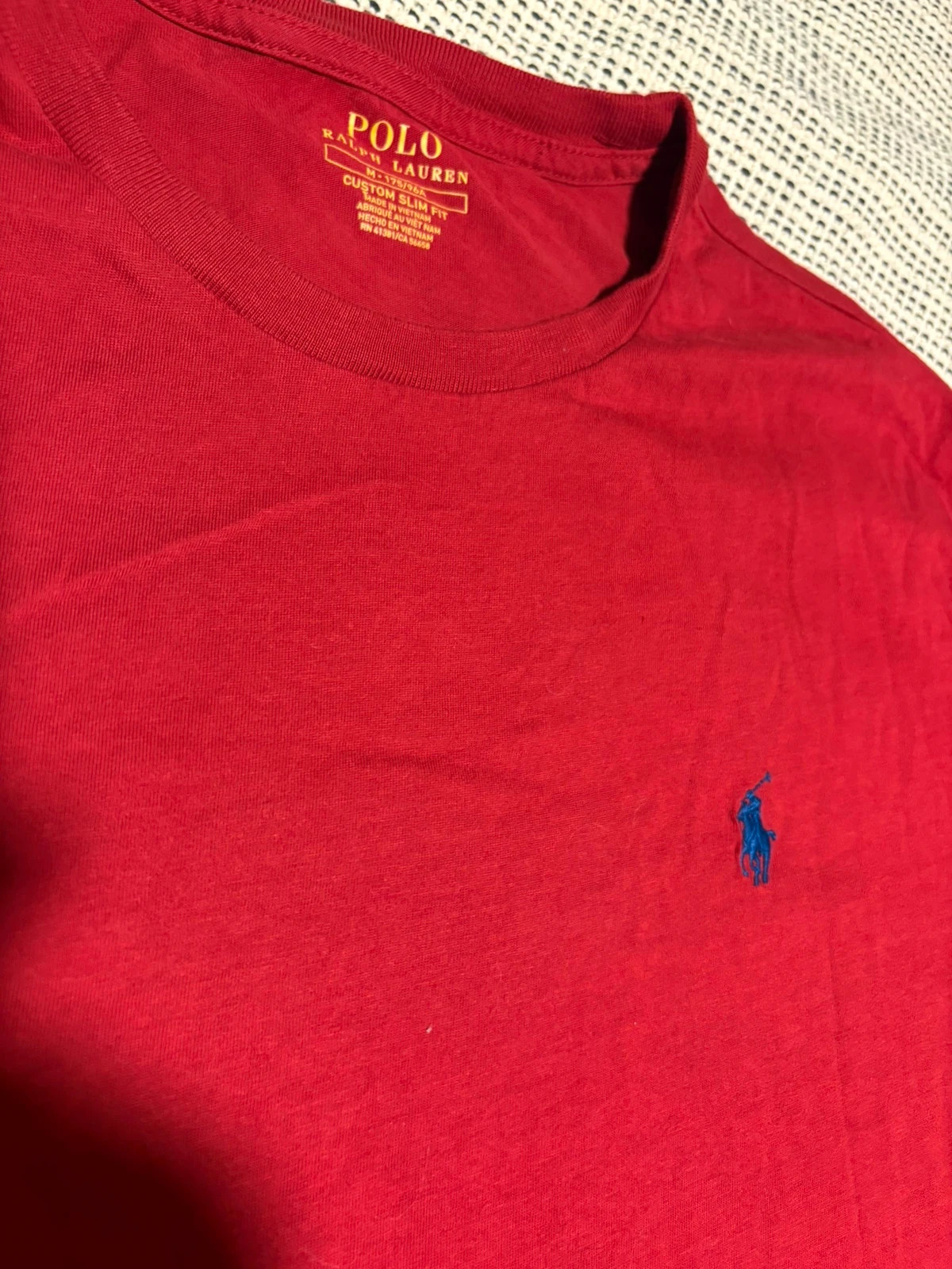 Polo Ralph Lauren Camiseta Roja Básica M Buen Estado (Dil) – Polo Ralph Lauren – taille M 3