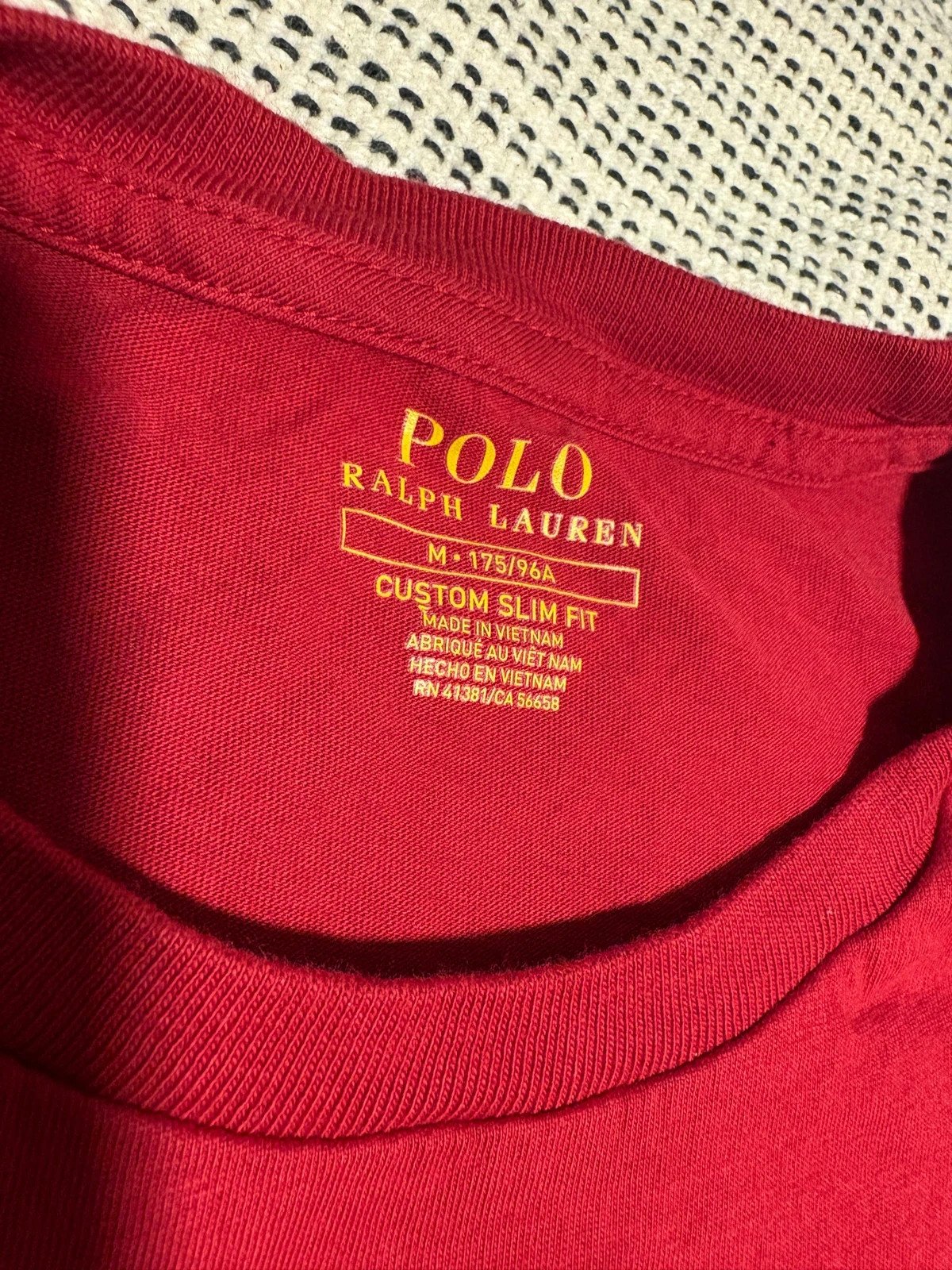 Polo Ralph Lauren Camiseta Roja Básica M Buen Estado (Dil) – Polo Ralph Lauren – taille M 5