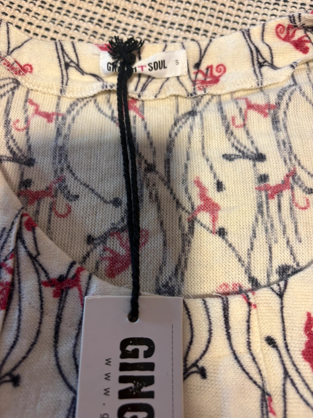 vestido mini cuello redondo estampado de la marca Ginger & Soul talla S – Ginger + Soul – taille S / 36 / 8 3