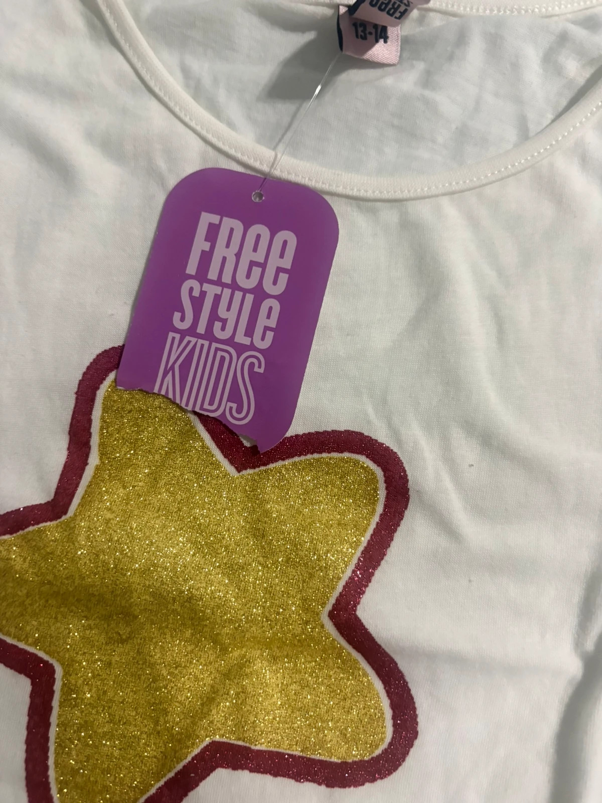 Camiseta manga larga blanca estrella Free Style El Corte Ingles 13-14 / XS – Freestyle – taille 12 ans / 152 cm 4