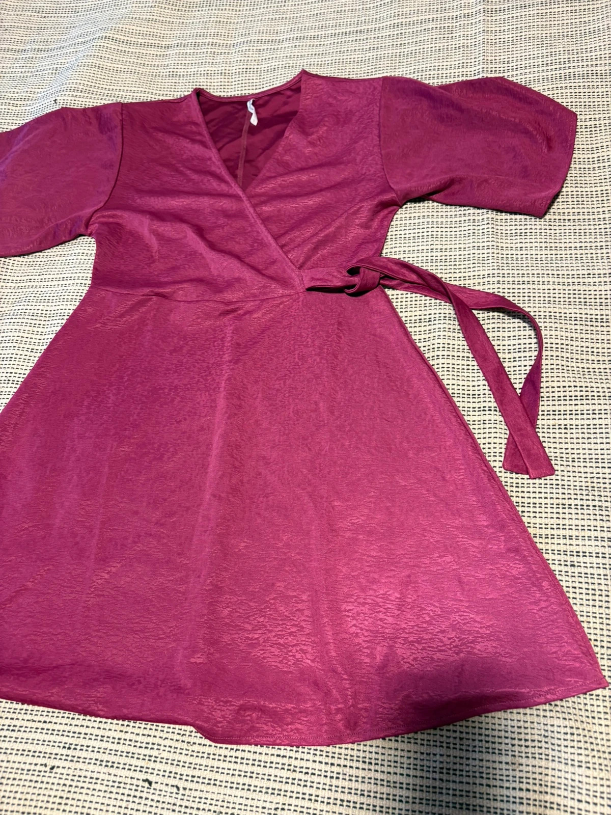 Vestido cruzado fucsia Golden Scissors Talla M – golden scissors – taille M / 38 / 10 2