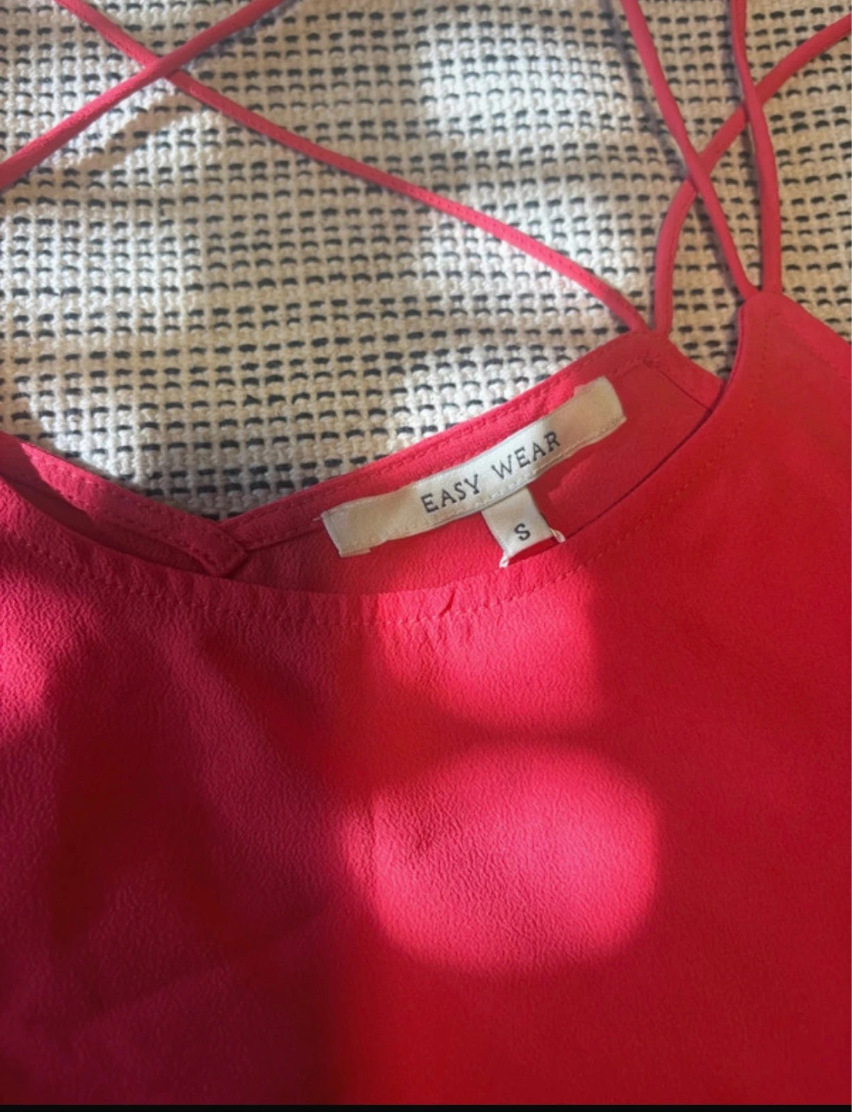 *Top fluido tirantes cruzados Easy Wear S rojo coral – Easy Wear – taille S / 36 / 8 3