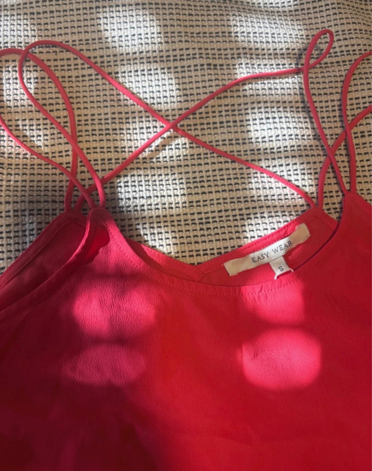 *Top fluido tirantes cruzados Easy Wear S rojo coral – Easy Wear – taille S / 36 / 8 4