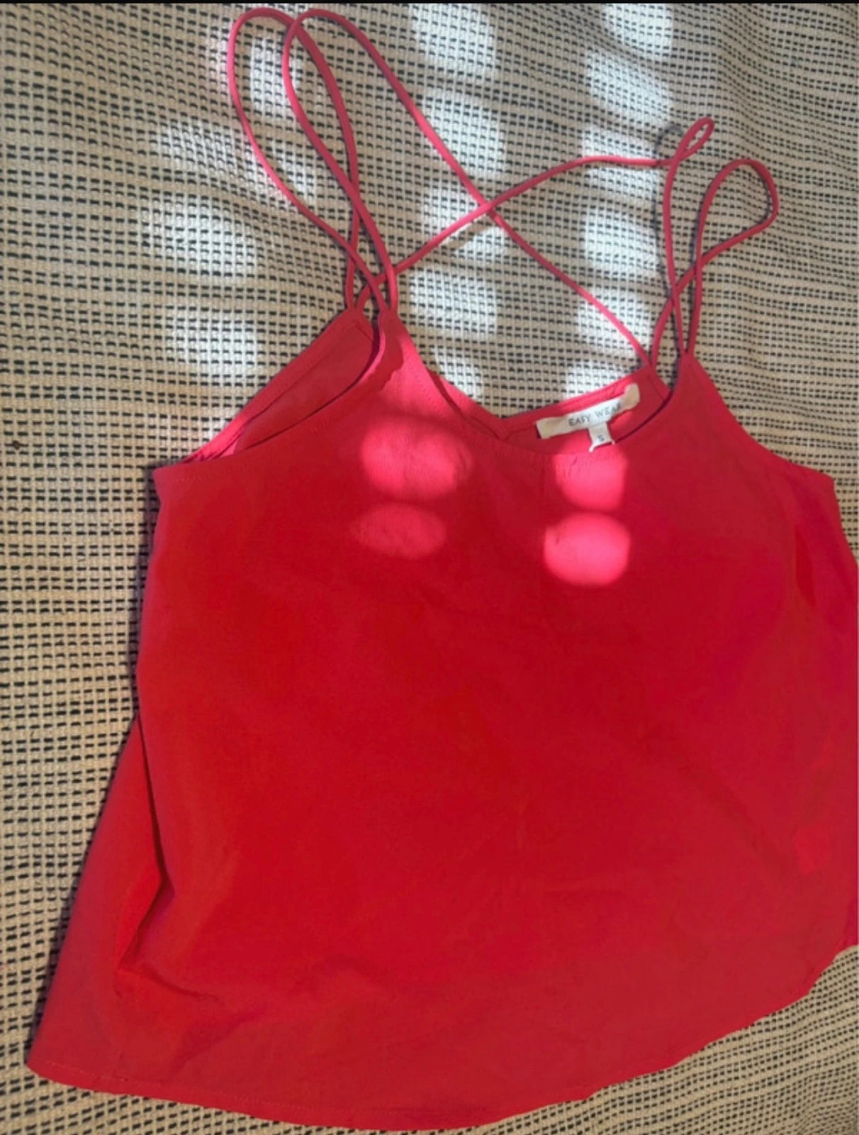 *Top fluido tirantes cruzados Easy Wear S rojo coral – Easy Wear – taille S / 36 / 8 2