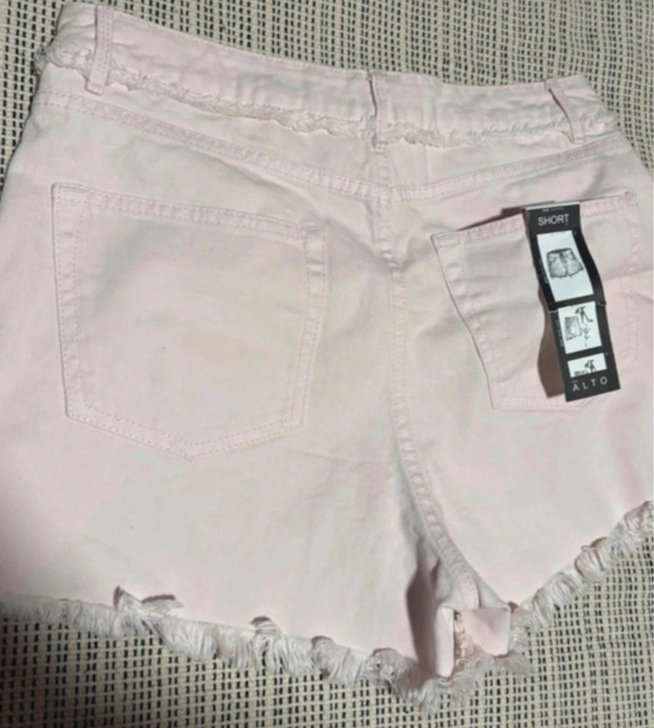 Short denim rosa palo Easy Wear nuevo con etiqueta talla 40 – Easy Wear – taille L / 40 / 12 3