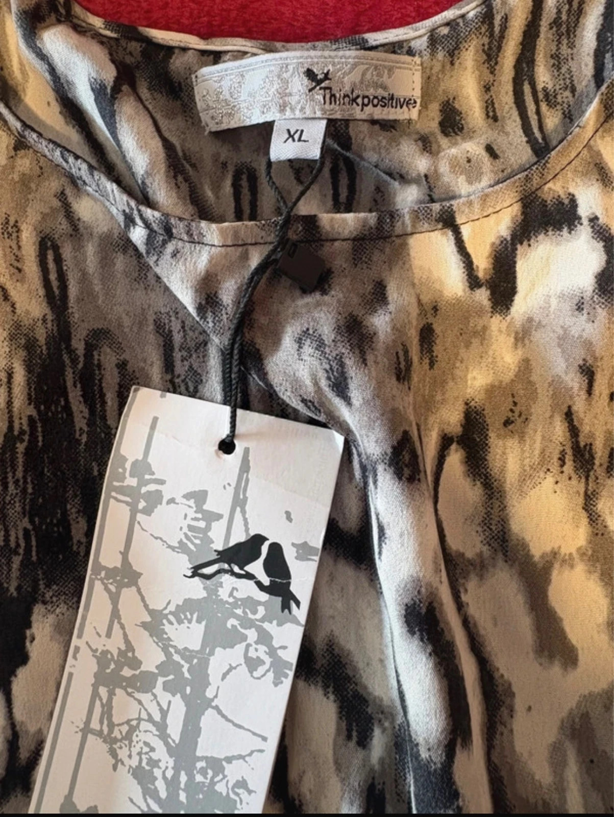 Vestido Think Positive animal print leopardo robe dress jurk XL BNWT – Think Positive – taille XL / 42 / 14 4