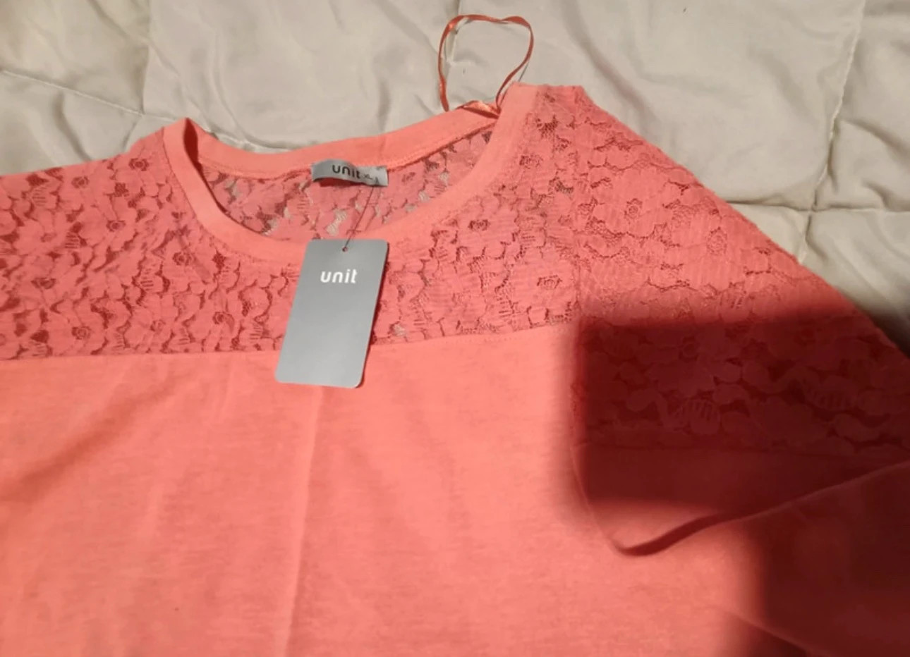 Blusa. O camiseta manga larga talla XL color naranja salmón – Unit – taille XL / 42 / 14 2