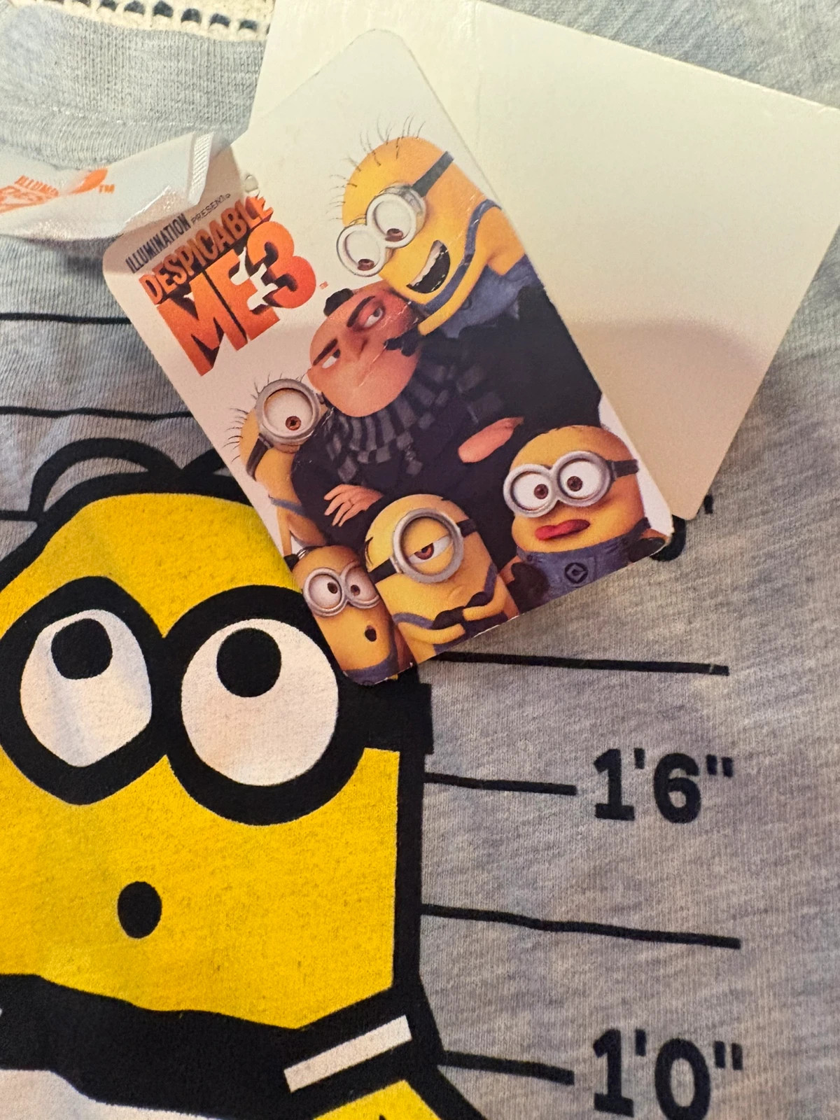 Camiseta gris talla 1-2 de minions – El Corte Inglés – taille 24-36 mois / 92 cm 4