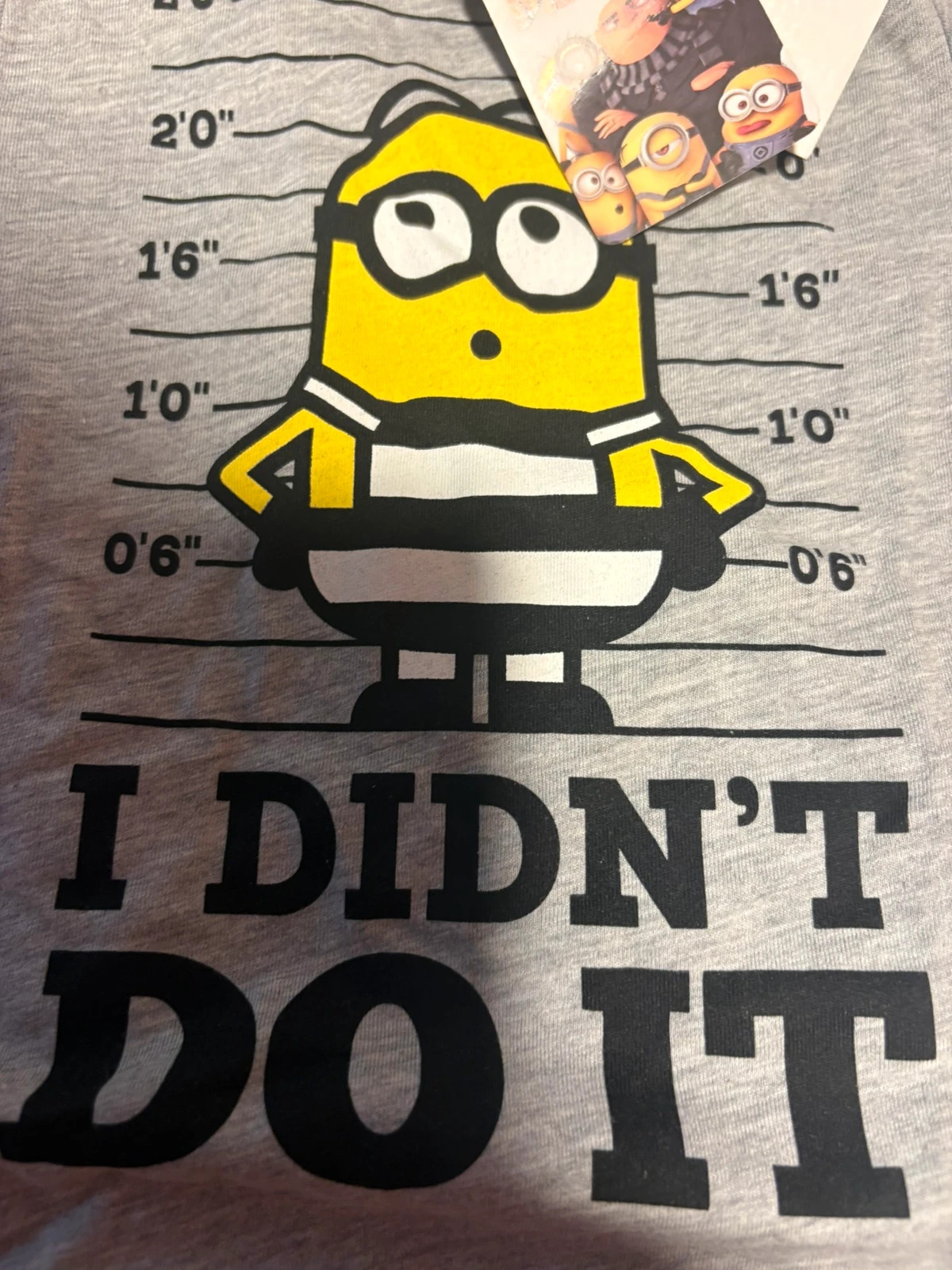 Camiseta gris talla 1-2 de minions – El Corte Inglés – taille 24-36 mois / 92 cm 5