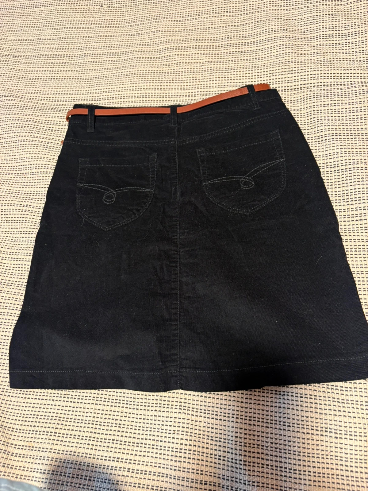 Falda negra de Unit en pana talla M – Unit – taille M / 38 / 10 2