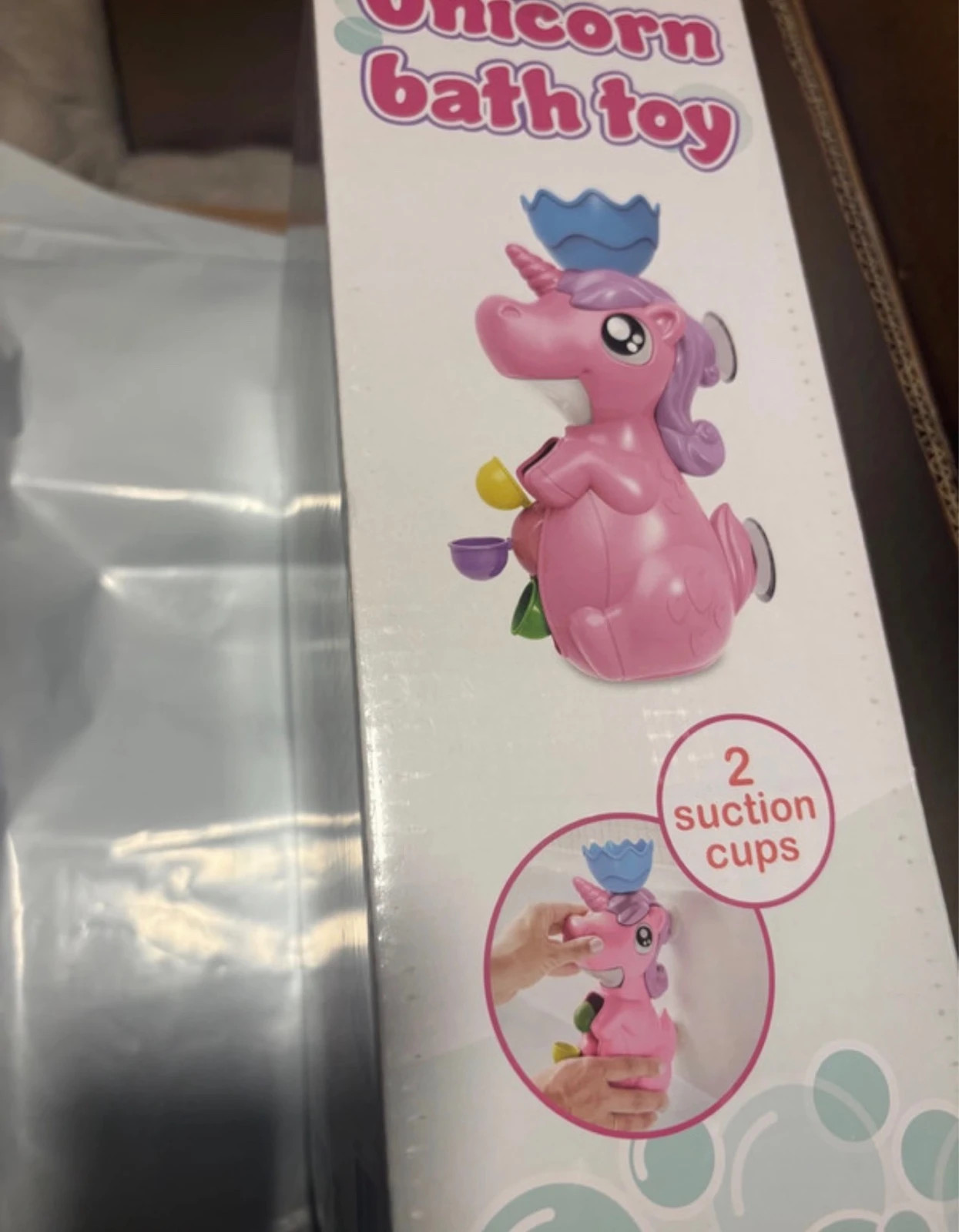 juguete de baño con forma de unicornio rosa juguete de baño con forma de unicornio rosa – Action – taille 6-9 mois / 68 cm 3