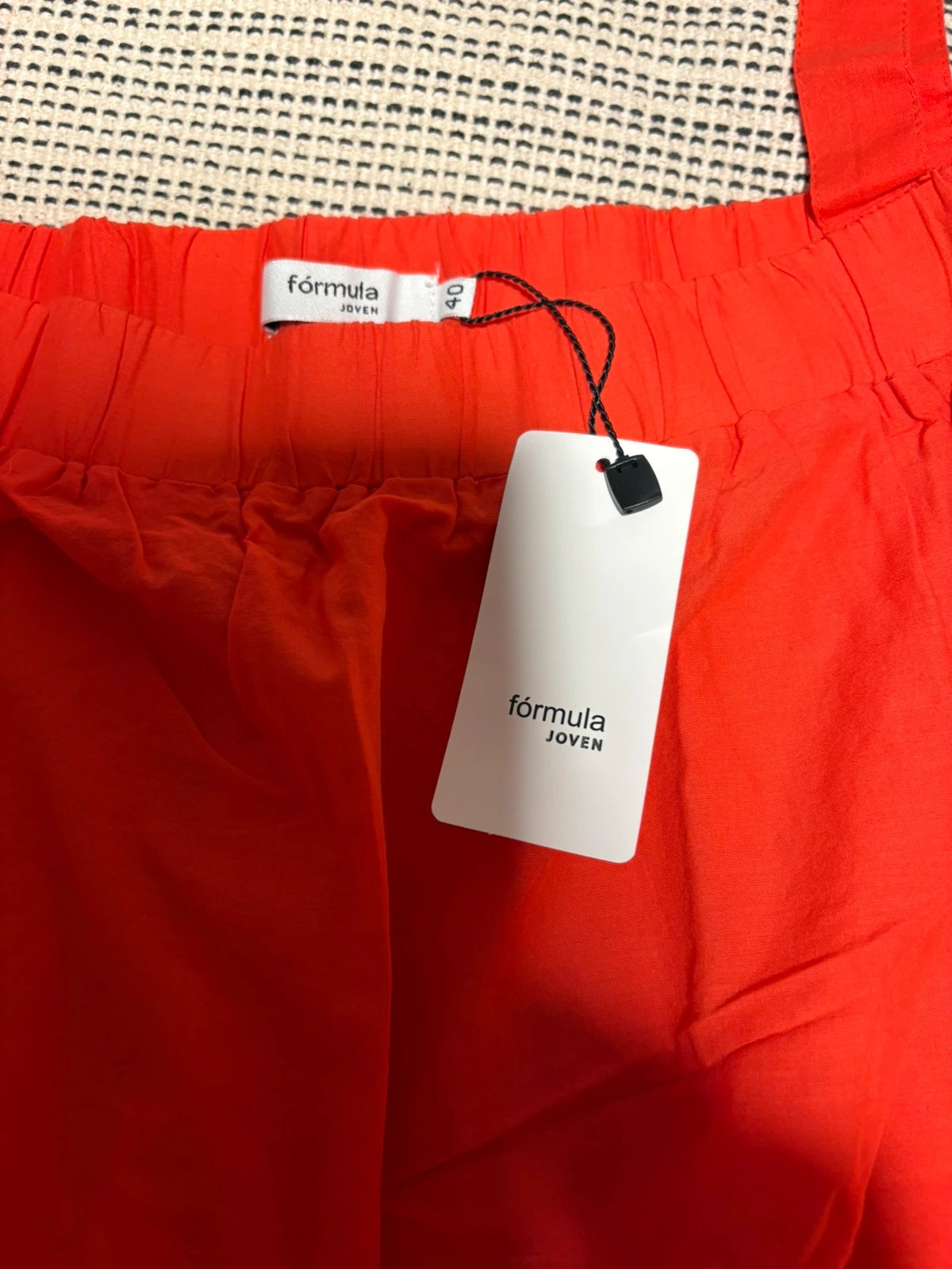 Blusa escote bardot color rojo de fórmula joven talla 40 – Fórmula Joven – taille L / 40 / 12 4