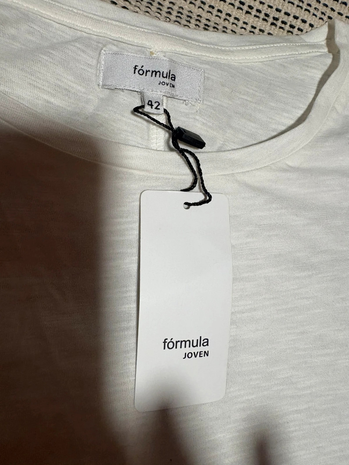 camiseta blanca de corte holgado para mujer de fórmula joven talla 42 – Fórmula Joven – taille XL / 42 / 14 3
