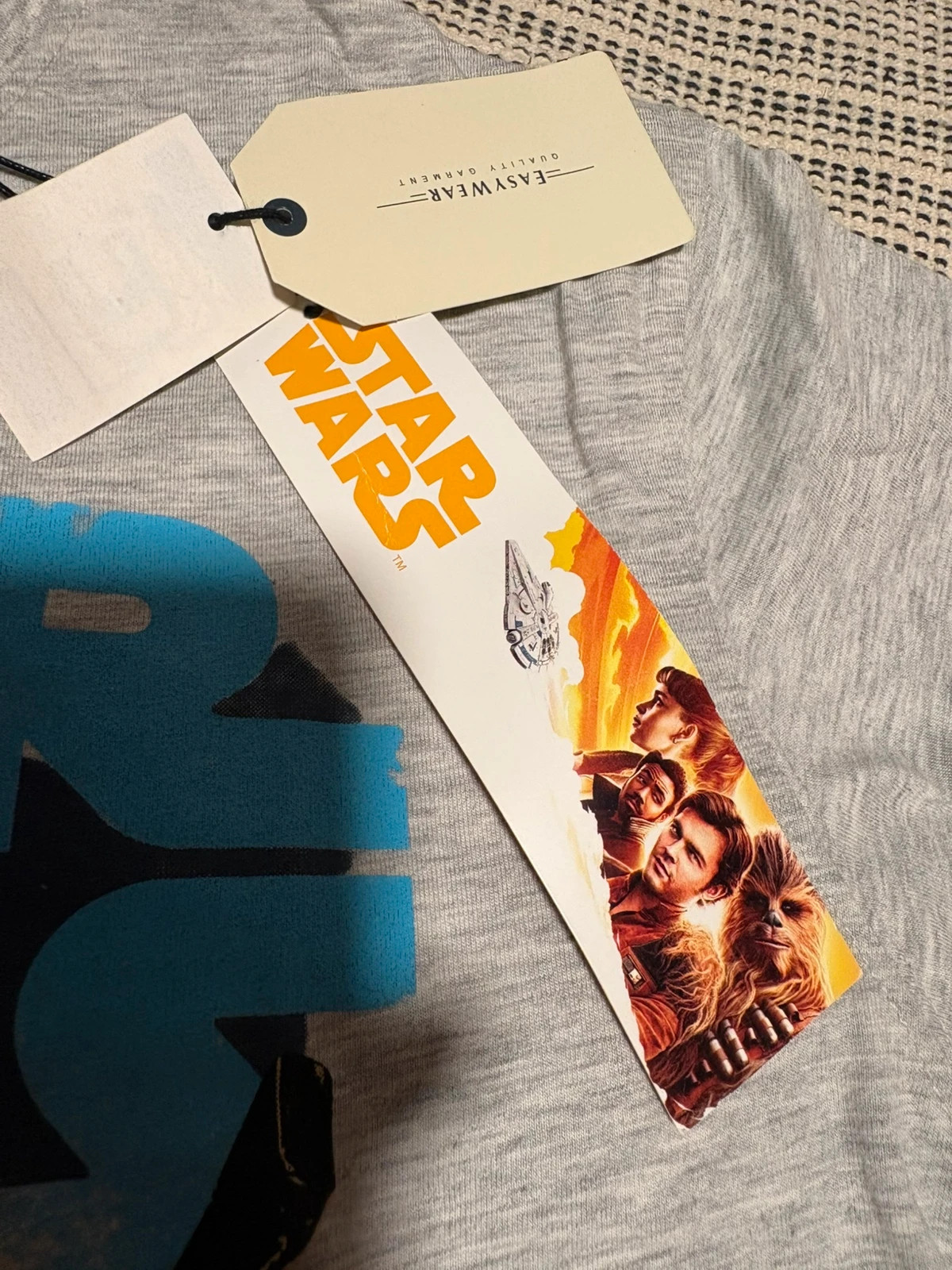 camiseta gris jaspeado de Star Wars talla M – Easy Wear – taille M 4
