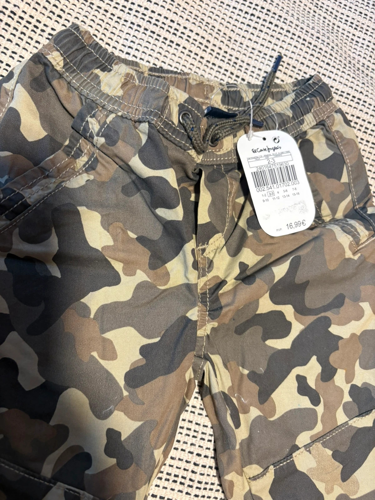 pantalón tipo jogger infantil con estampado de camuflaje militar talla 2-3 – Freestyle – taille 24-36 mois / 92 cm 2