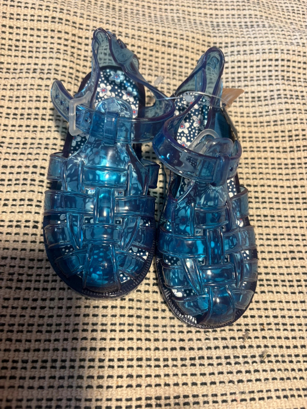cangrejeras de goma infantiles en color azul translúcido talla 26 – Unit – taille 26 2