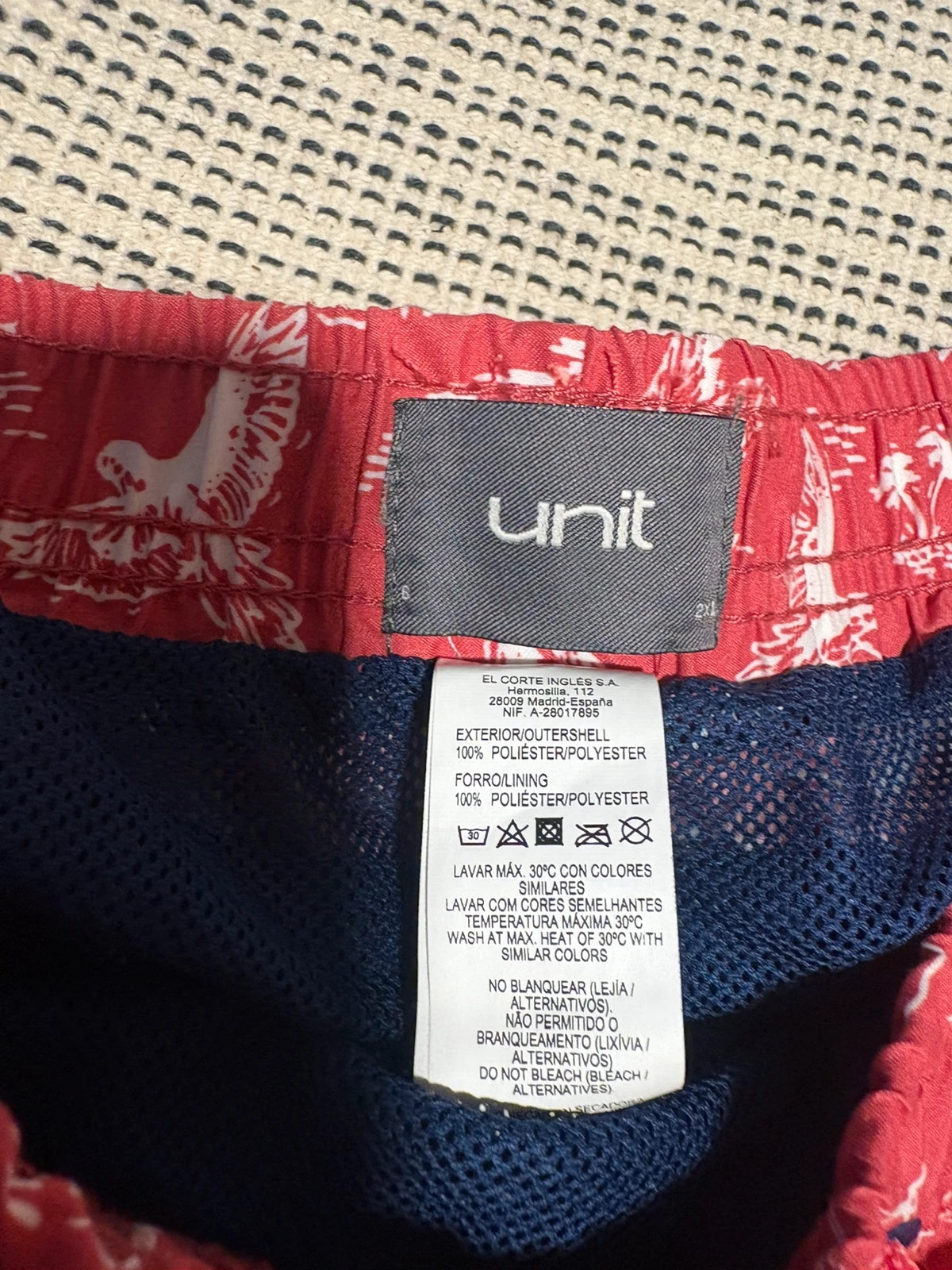 Bañador tropical de palmeras talla XXL – Unit – taille XXL 2