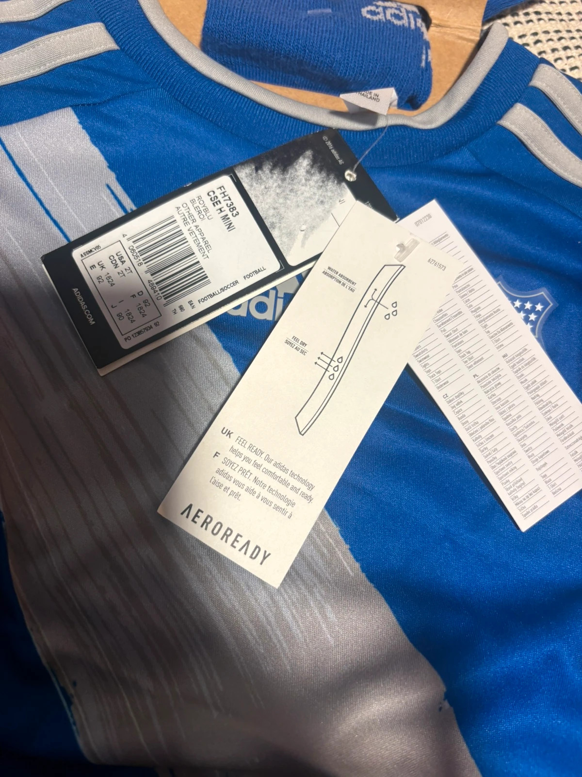 Conjunto Adidas para niños talla 18/24 meses del Club Sport Emelec – adidas – taille 18-24 mois / 86 cm 3