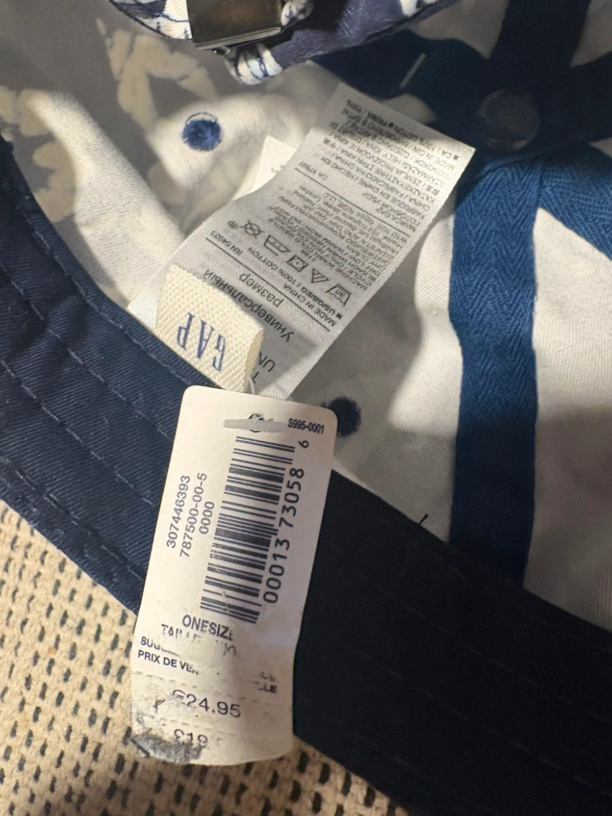 gorra de béisbol Blue floral de la marca Gap – GAP – taille Taille unique 5
