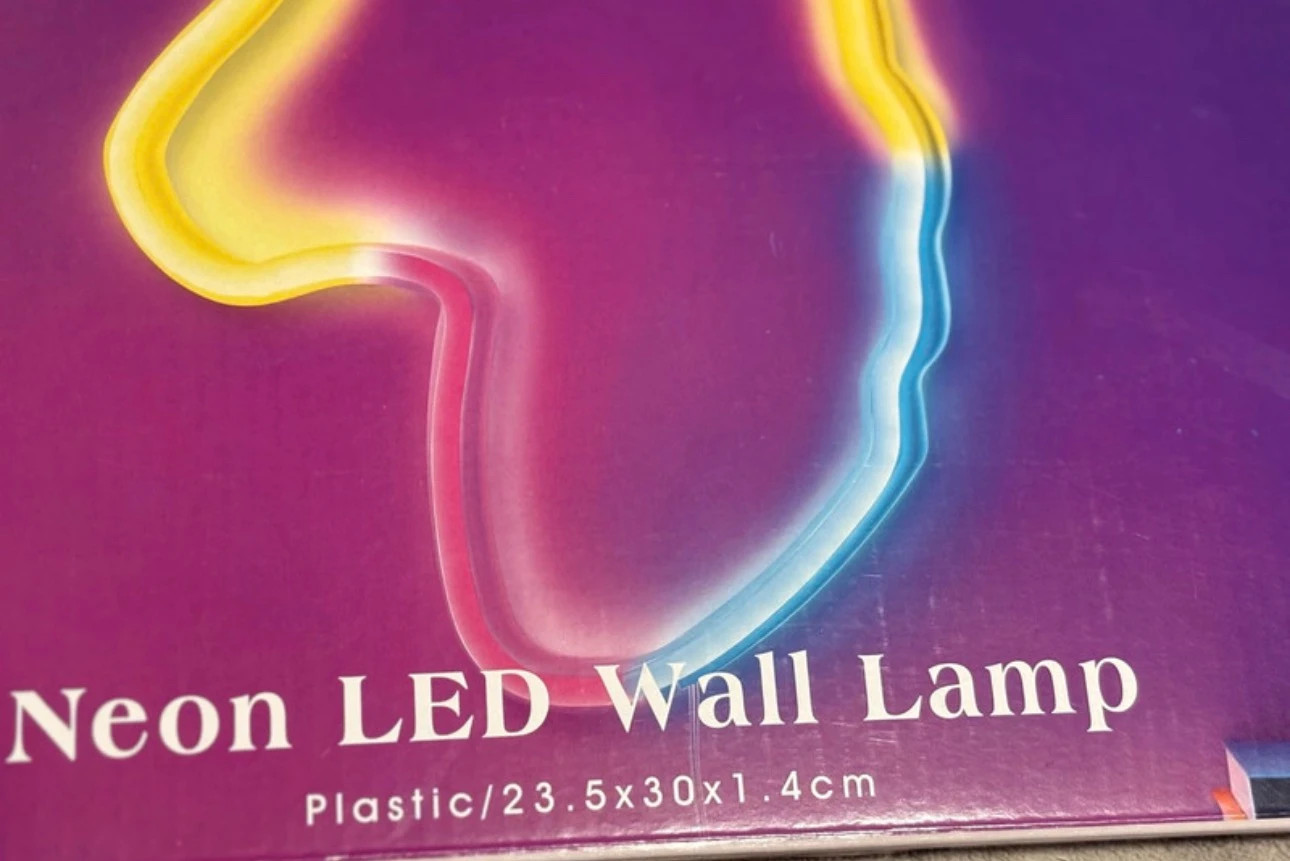 lámpara de pared neón LED de unicornio – Action 3