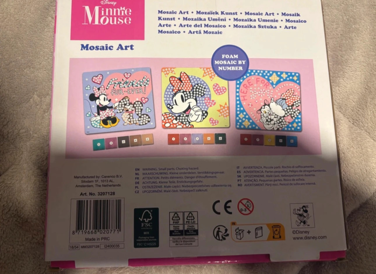 Juego de manualidades Minnie Mouse Mosaic Art (amoi.act) – mosaic art 4