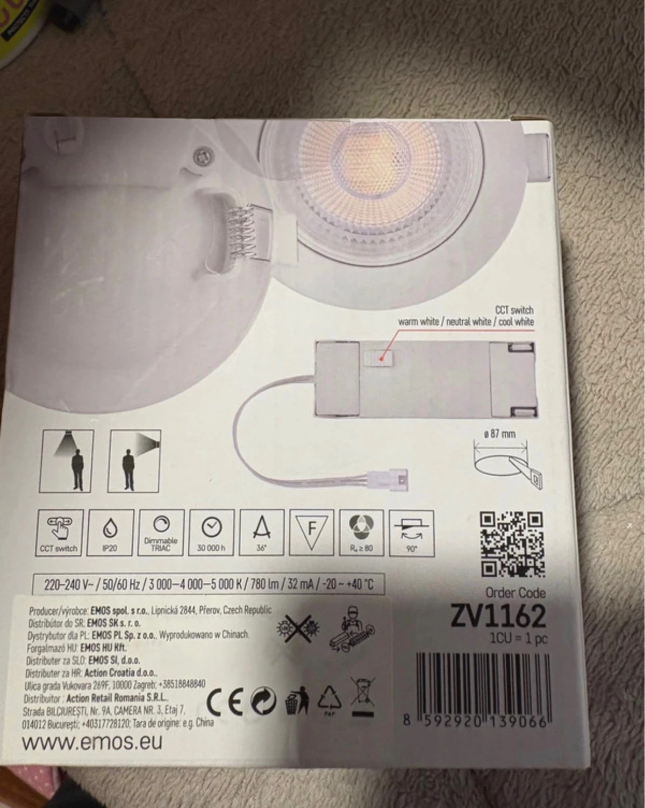 foco LED de la marca EMOS (6.5 W, regulable) Action (amoi.act) – emos 2