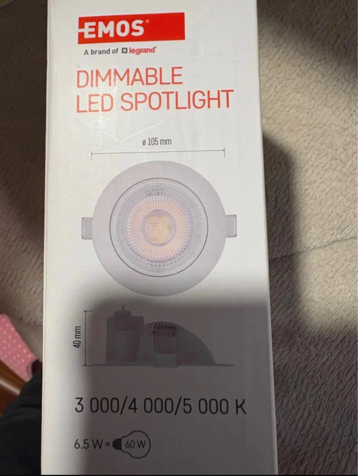 foco LED de la marca EMOS (6.5 W, regulable) Action (amoi.act) – emos 3