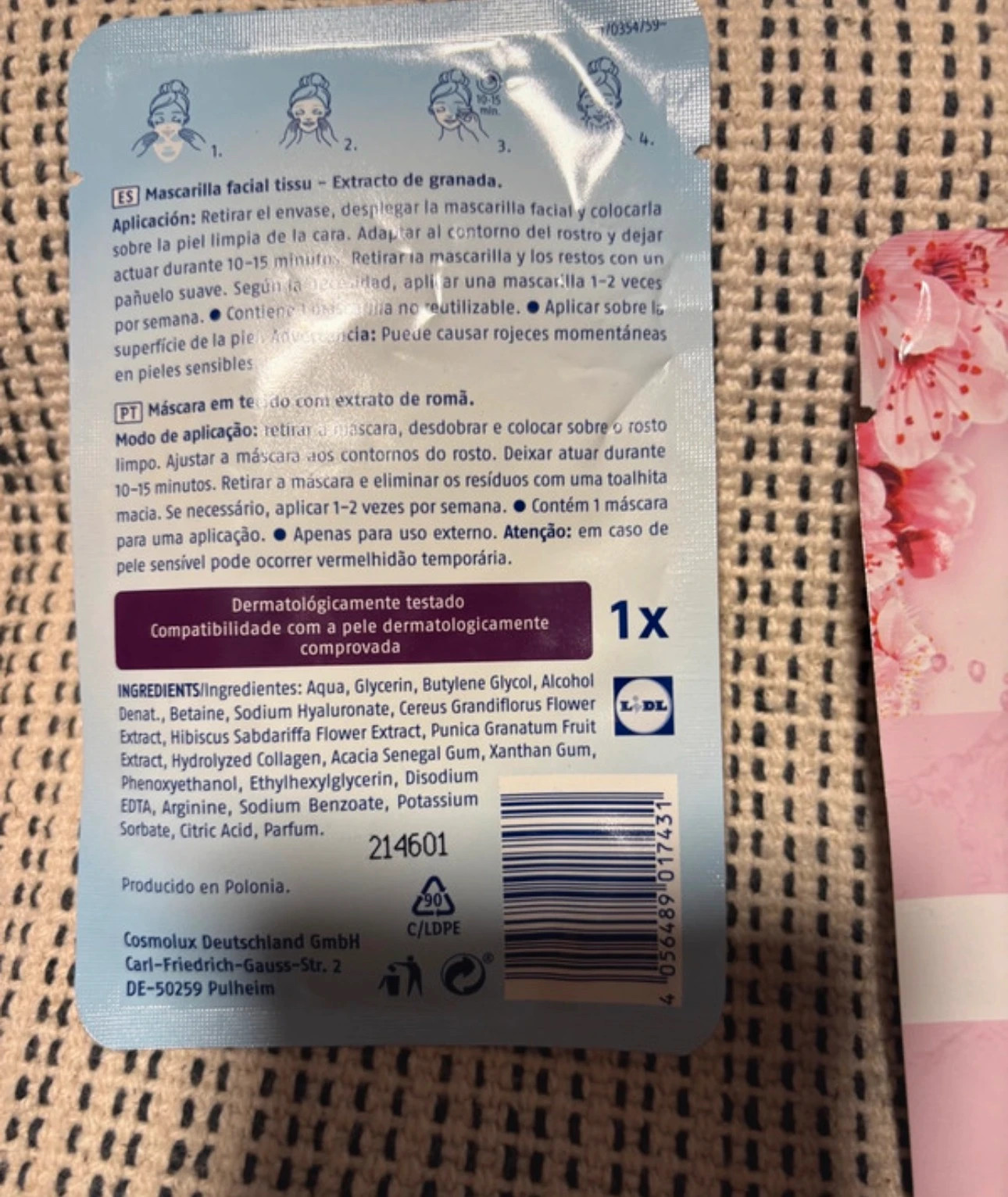 mascarillas faciales de tejido de la marca Cien – Cien 5