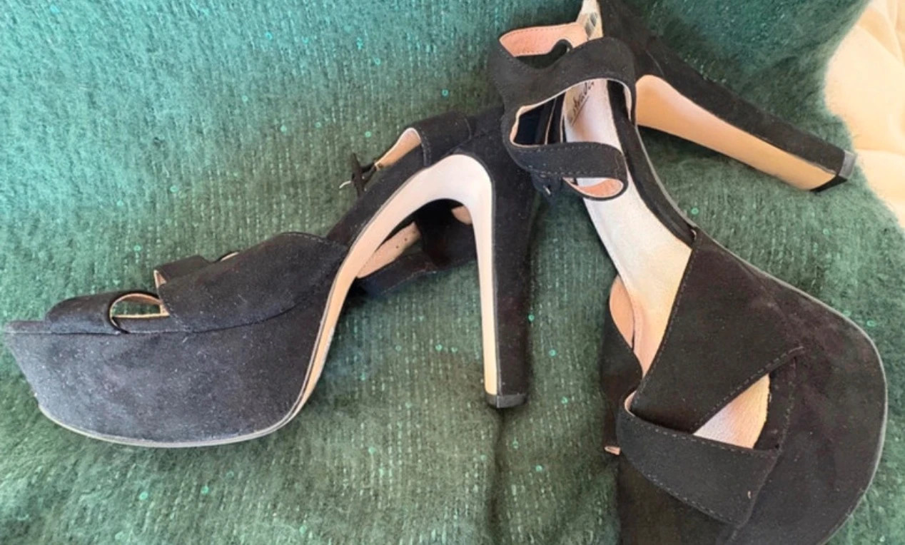 Sandalias negras de tacón La Strada talla 40 (amoi) – La Strada – taille 40 5