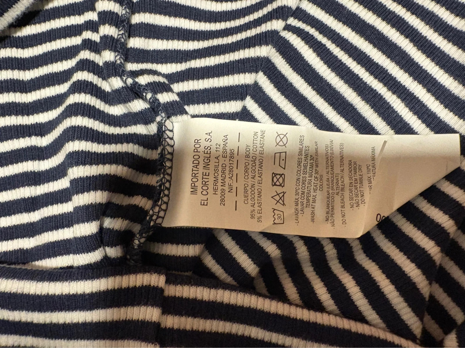 falda midi de tubo a rayas marineras (amoi) – Easy Wear – taille S / 36 / 8 4