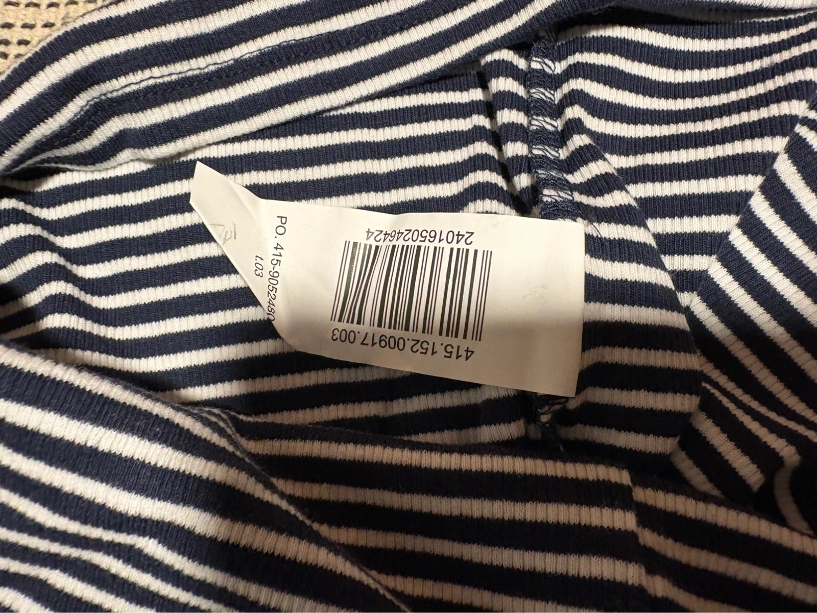 falda midi de tubo a rayas marineras (amoi) – Easy Wear – taille S / 36 / 8 5