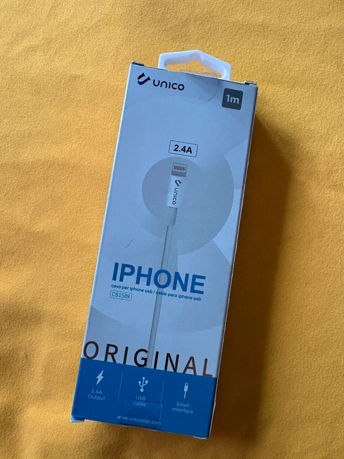 Cable iPhone USB 2.4A (amoi) – Unico 3