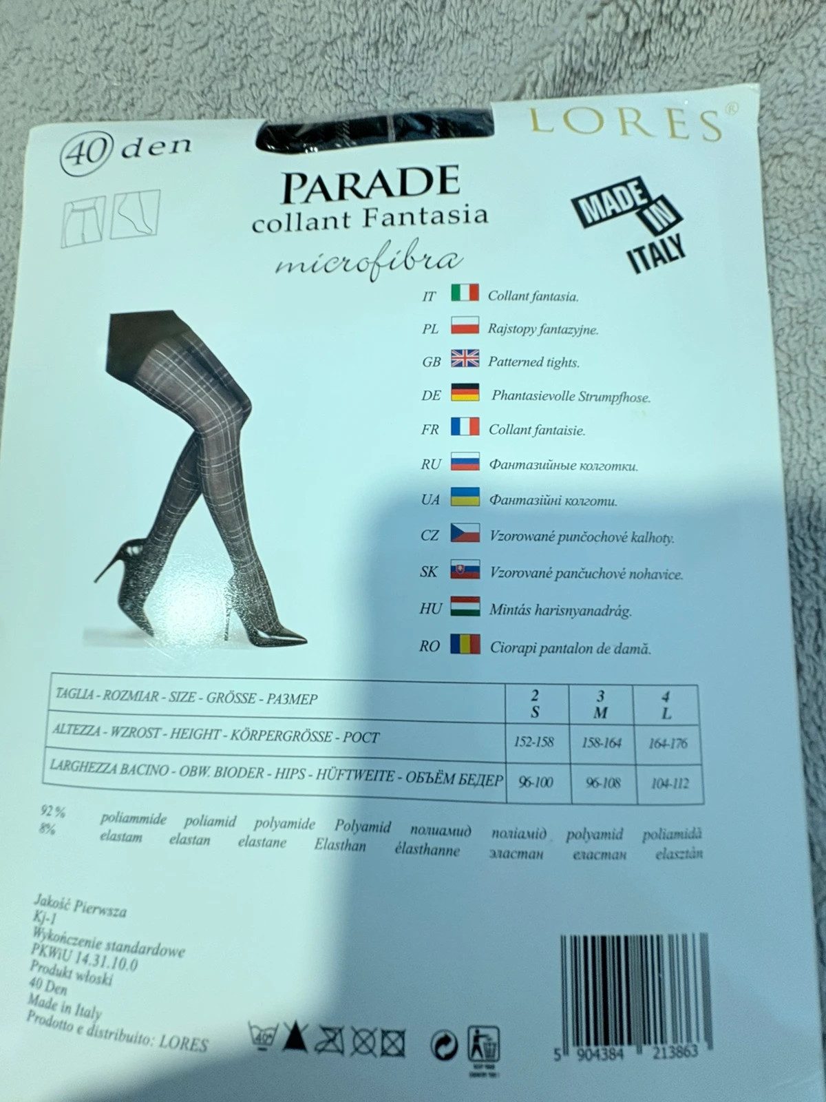 Parade Collant fantasia de 40 Den talla M (amoi) – parade lores – taille M / 38 / 10 3