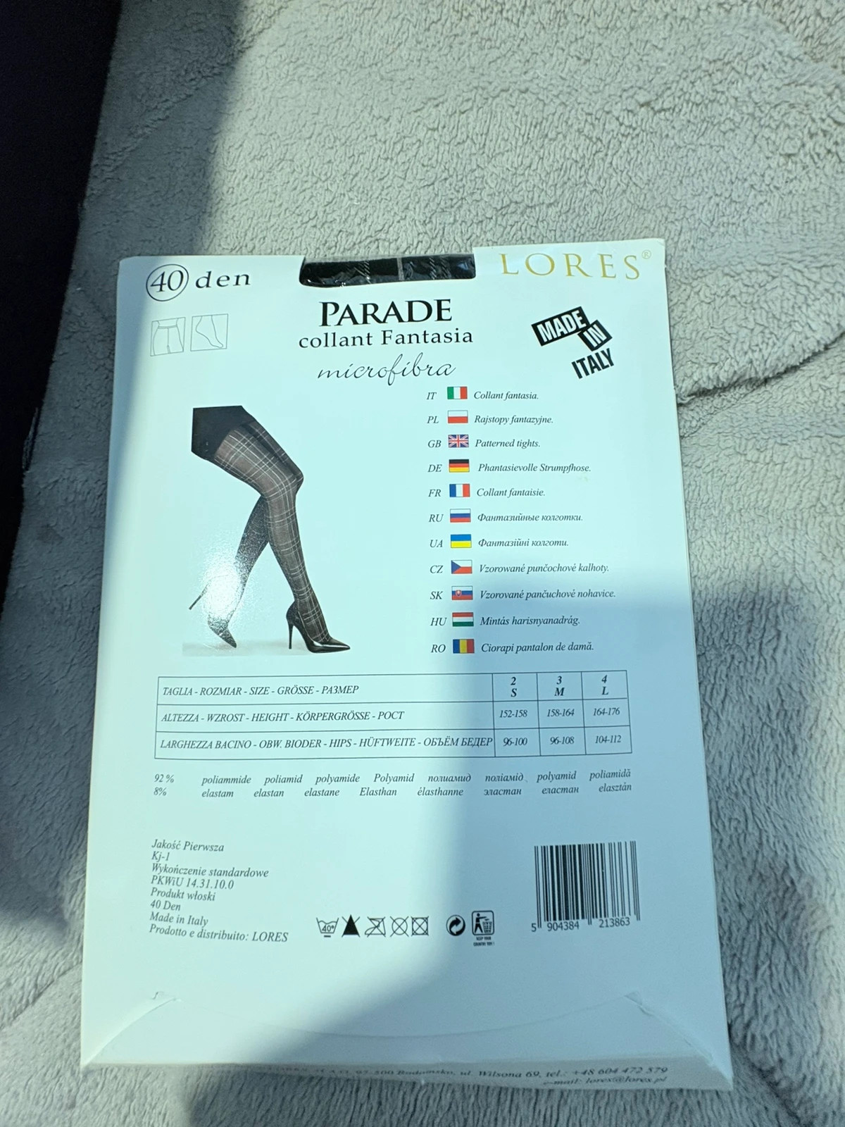Parade Collant fantasia de 40 Den talla M (amoi) – parade lores – taille M / 38 / 10 2