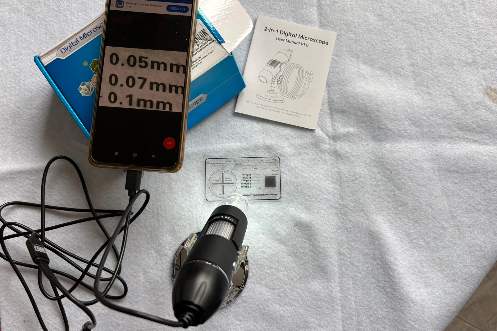 microscopio digital USB portátil (amoi.f)